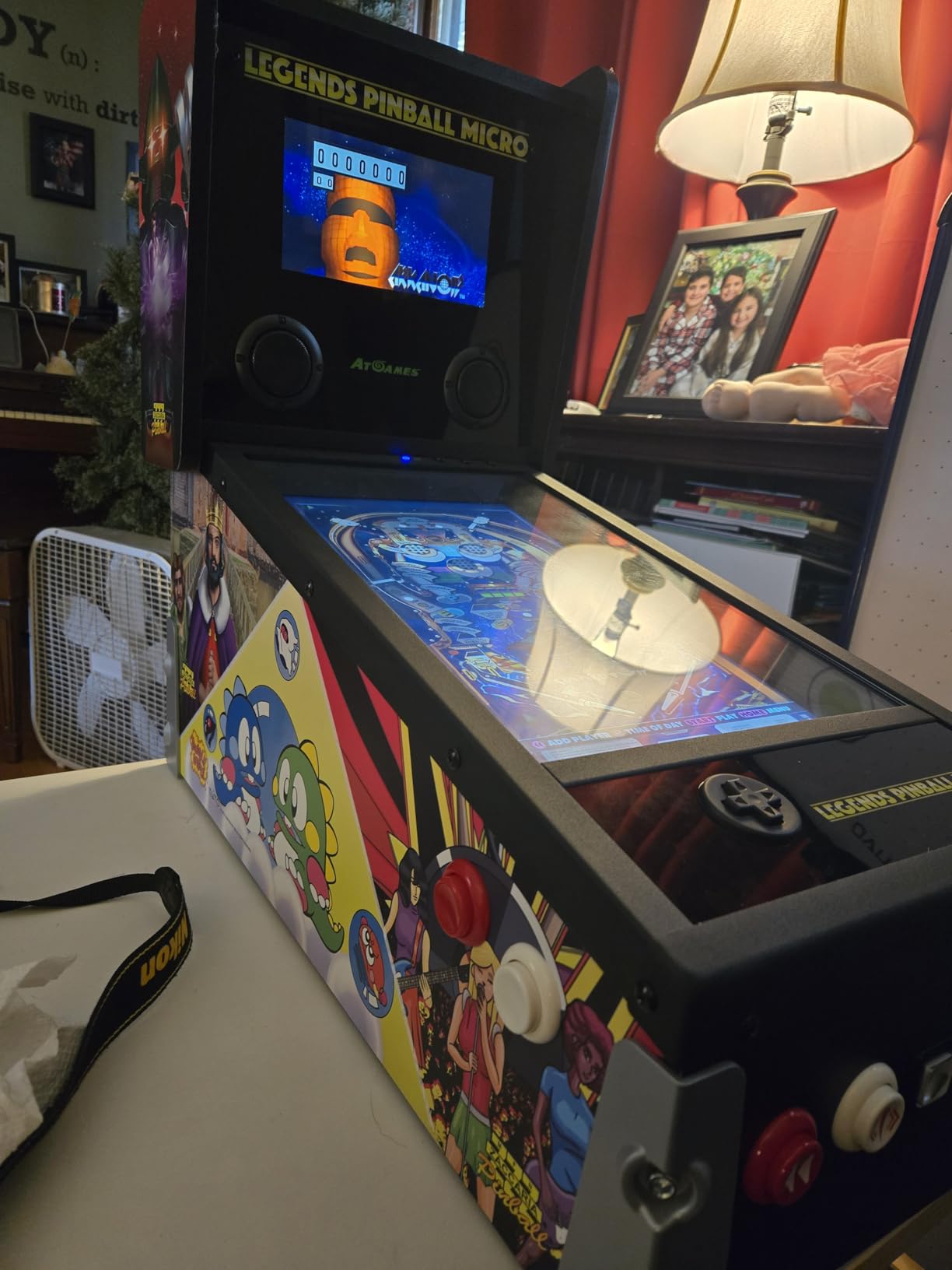 Legends Pinball Micro, Arcade Machine Console, Classic Retro Video Games, 50 Built in Licensed Pinball Games customer photo 1