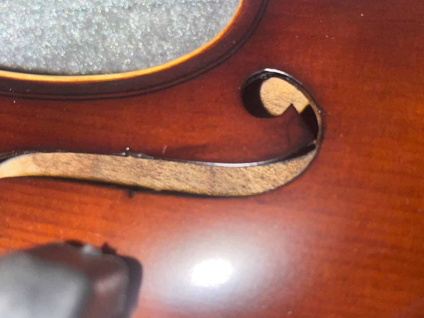 Vangoa 1/2 Full Size Acoustic Violin Fiddle Kit, Professional Solid Wood Violin, Spruce Top, Matched Unique Maple Wood Pattern, Premium Ebony Fitting, Beginner Kids, By Vangoa customer photo 1