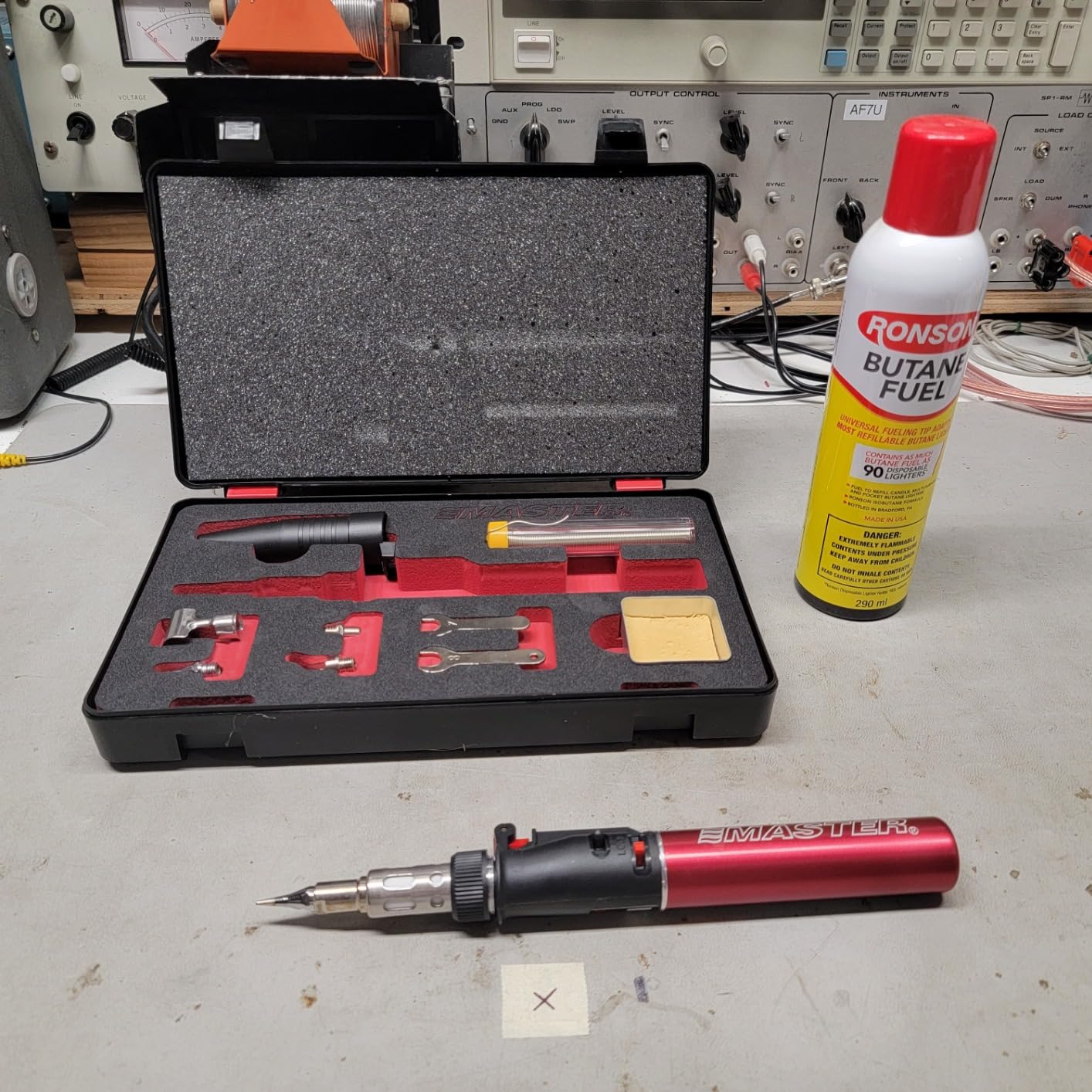 Master Appliance PI-40SiK Professional Soldering Iron Kit, Butane Soldering Iron, Cordless and Portable with Adjustable Soldering Temperature, Self-Igniting, Butane-Powered, Professional 7-Piece Kit customer photo 1