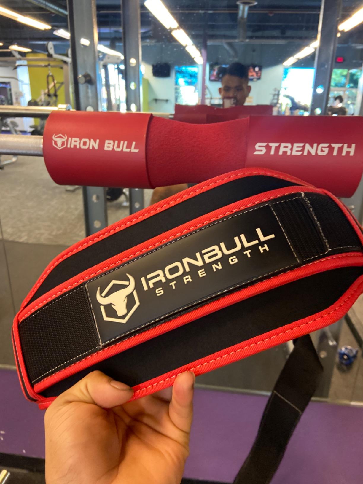 Lifting Belt for Weightlifting, Cross-Training, Olympic Lifting & Bodybuilding | Auto-Lock Padded Nylon Back Support for Squats, Deadlifts Bench Press, Gym, Workout customer photo 1