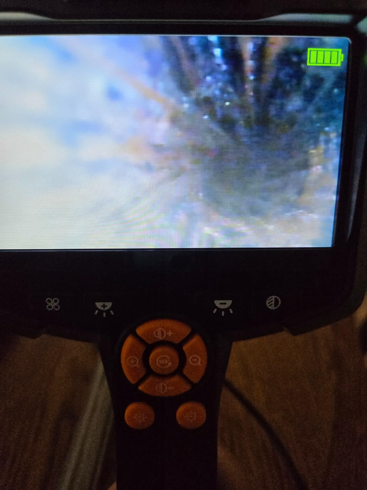 Daxiongmao 1080P HD Borescope Camera, IP67 Waterproof Endoscope with 8 Adjustable Lights, 16.5ft Semi-Rigid Snake Camera for Automotive Engine, Wall, Vent, Pipe Inspection, Men's Tool customer photo 2