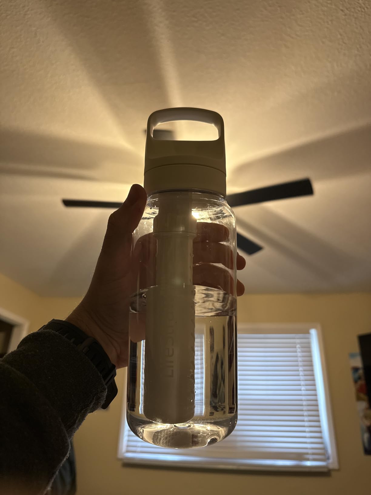 LifeStraw Go Series Water Filter Bottle - BPA-Free, 22oz, Aegean Sea customer photo 2
