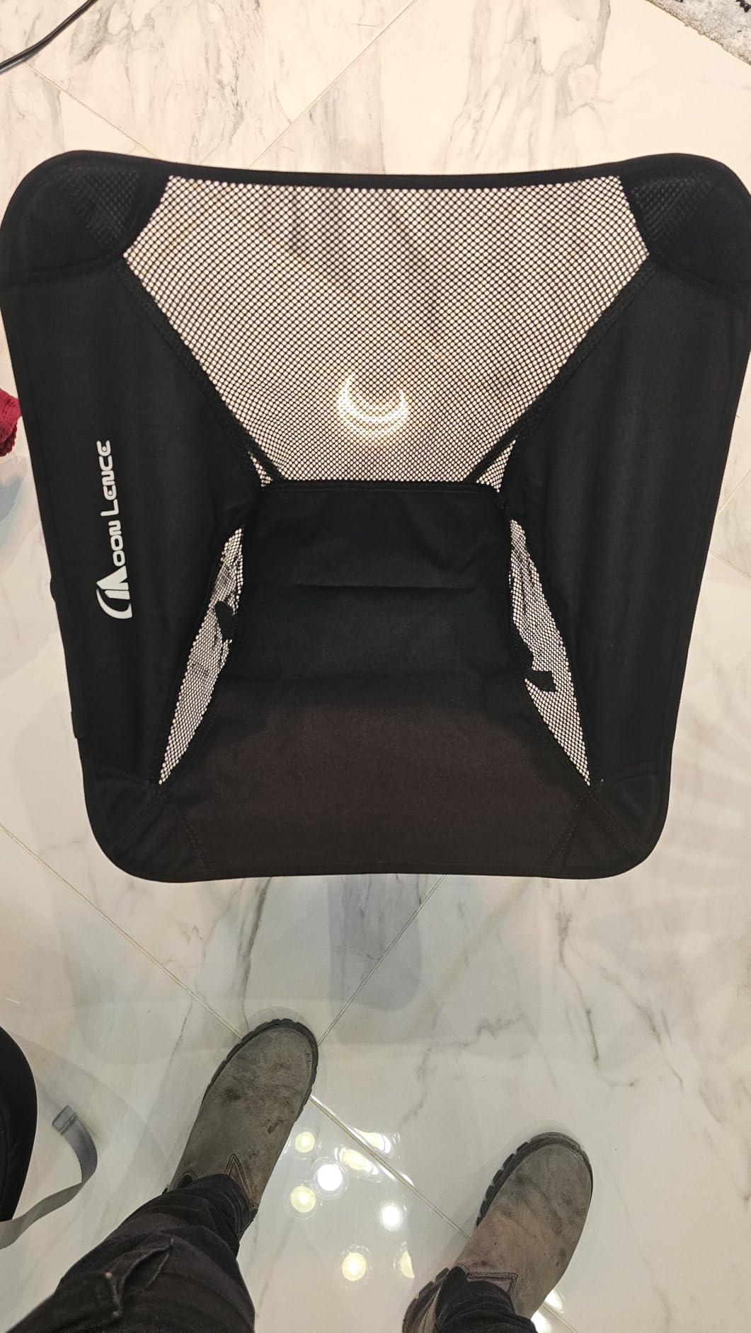MOON LENCE Portable Camping Chair Backpacking Chair - The 4th Generation Ultralight Folding Chair - Compact, Lightweight Foldable Chairs for Hiking Mountaineering, Beach customer photo 2