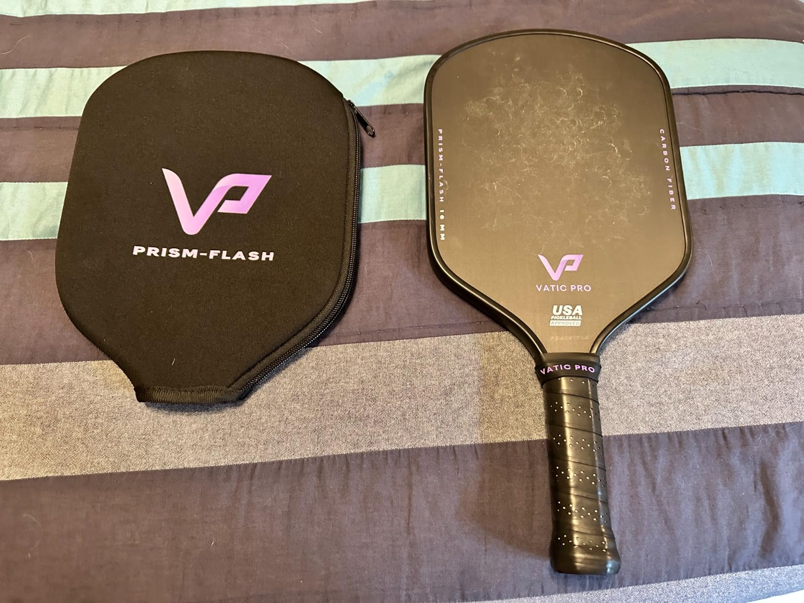 Vatic Pro Prism Carbon Fiber 16mm Pickleball Paddle customer photo 1