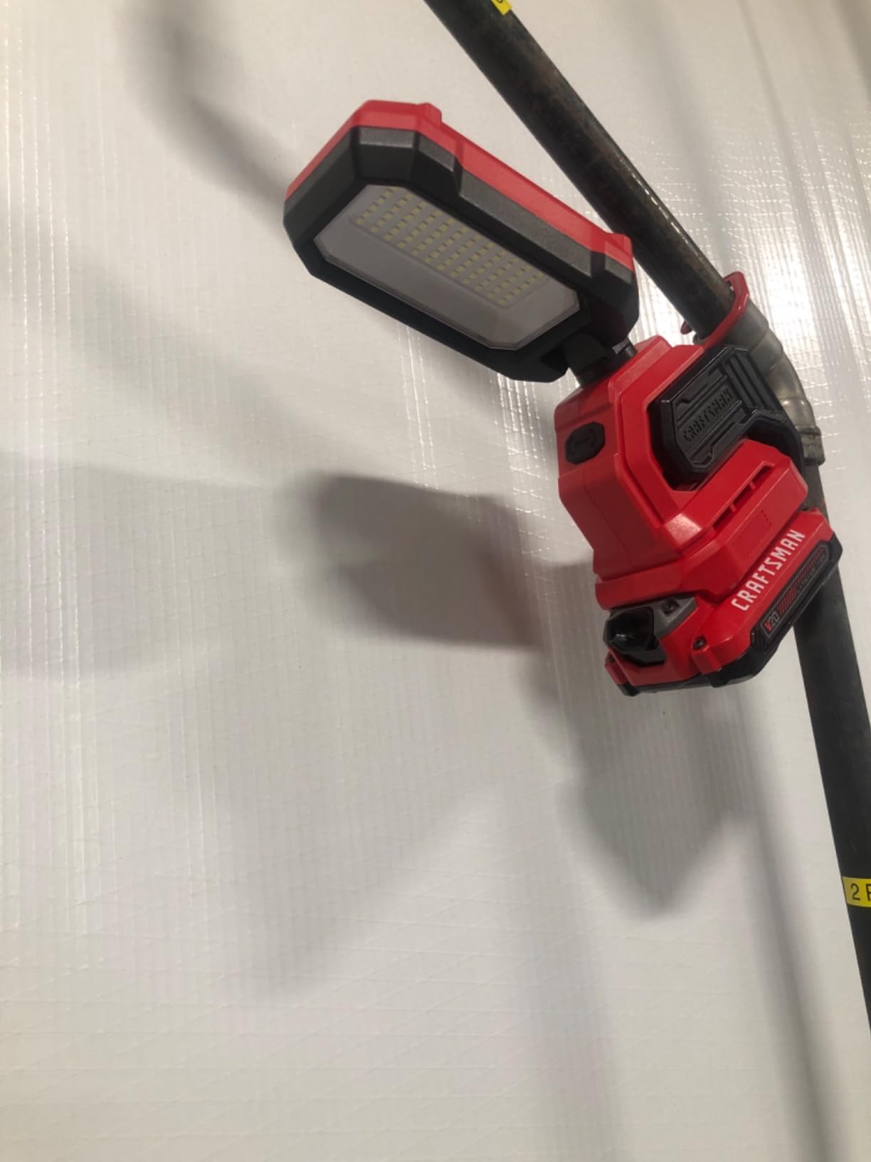 CRAFTSMAN 4500LM 46W LED Work Light, Wet Rated, 450W Equivalent, 5ft 1.52m Cord with Plug, 4000K, Fold-Flat Design, 360 Degree Rotating Head, Portable Working Lights for Workshop Garage, Construction Site customer photo 1