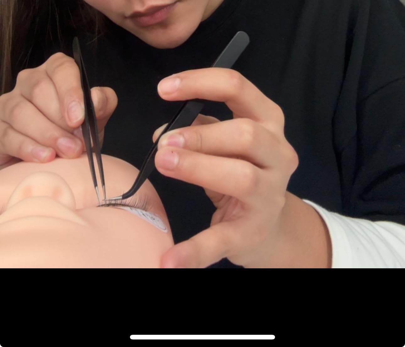 Lashes Kit for Beginner, Eyelash Extension Kit with Eye Lash Mannequin Head, Individual Lash Glue, Eyelash Remover, Fan, Extension Supplies Tools for Practice Training customer photo 2