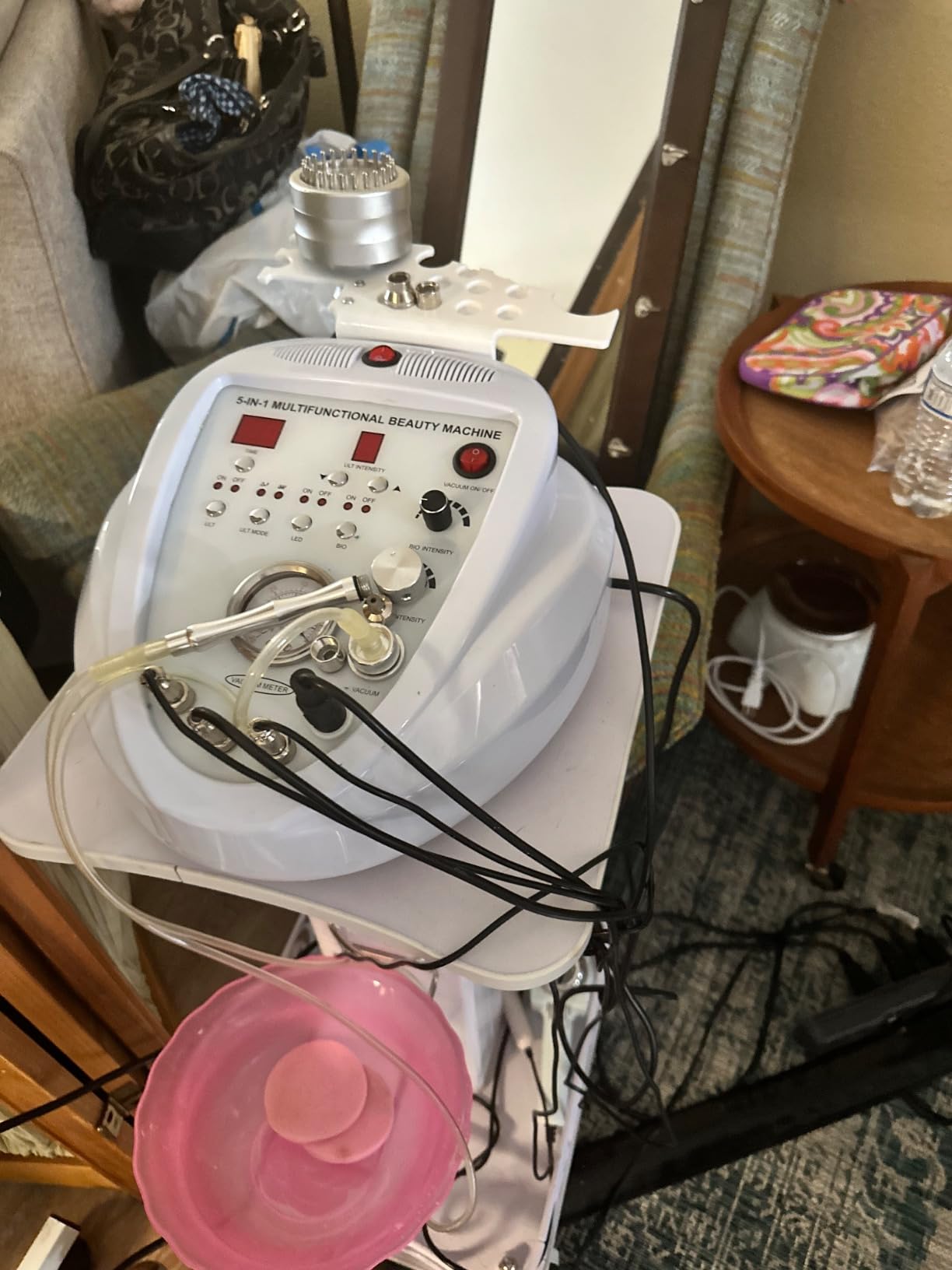 5 in 1 Micro Diamondermabrasion Machine, Mcwdoit Facial Machine 68cmhg Professional Home Use Skin Care customer photo 1