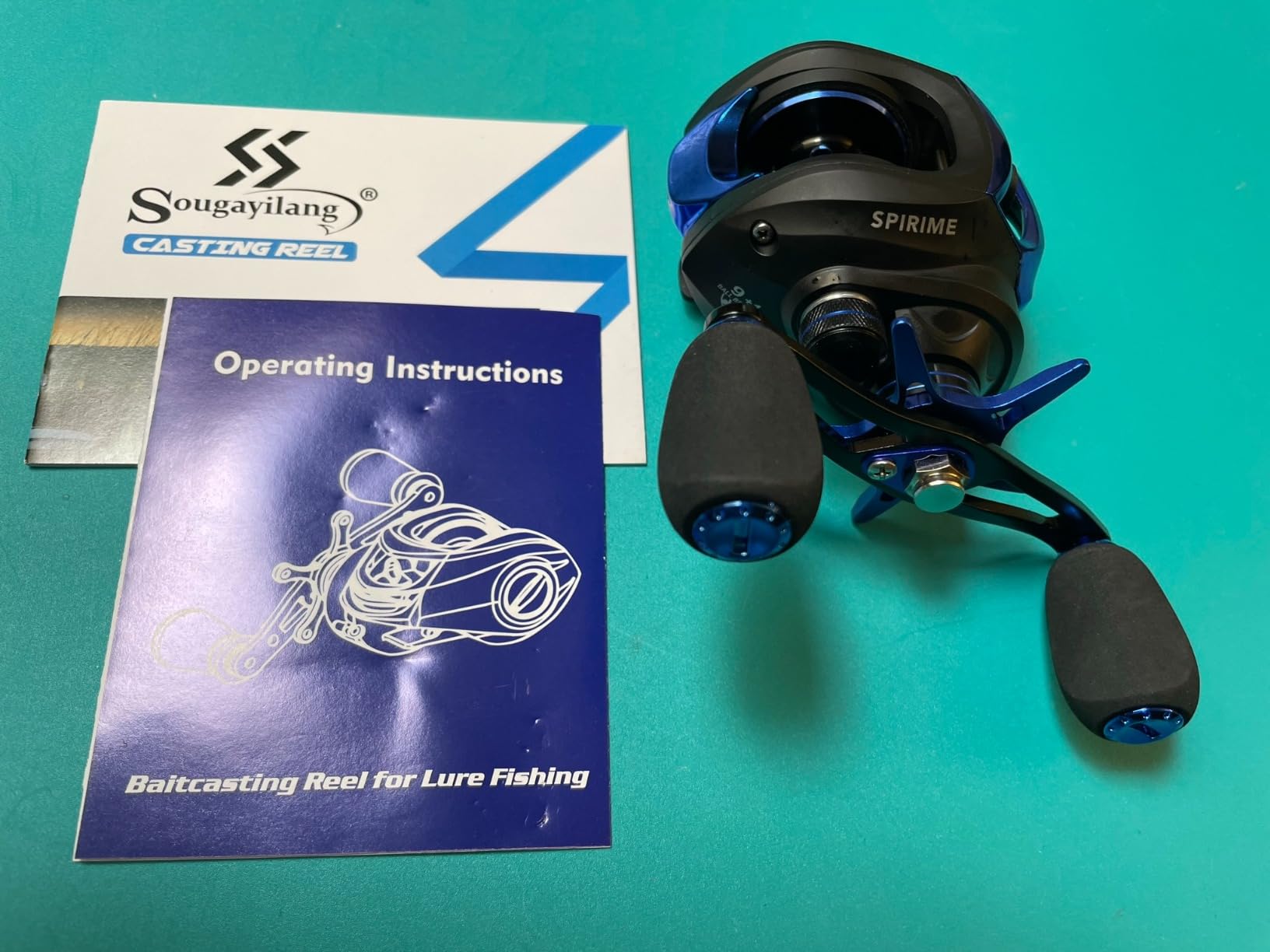 Sougayilang Baitcasting Fishing Reel with 9 + 1 Anti-Reverse Ball Bearings, 8.1:1 High-Speed Gear Ratio Casting Reel customer photo 1