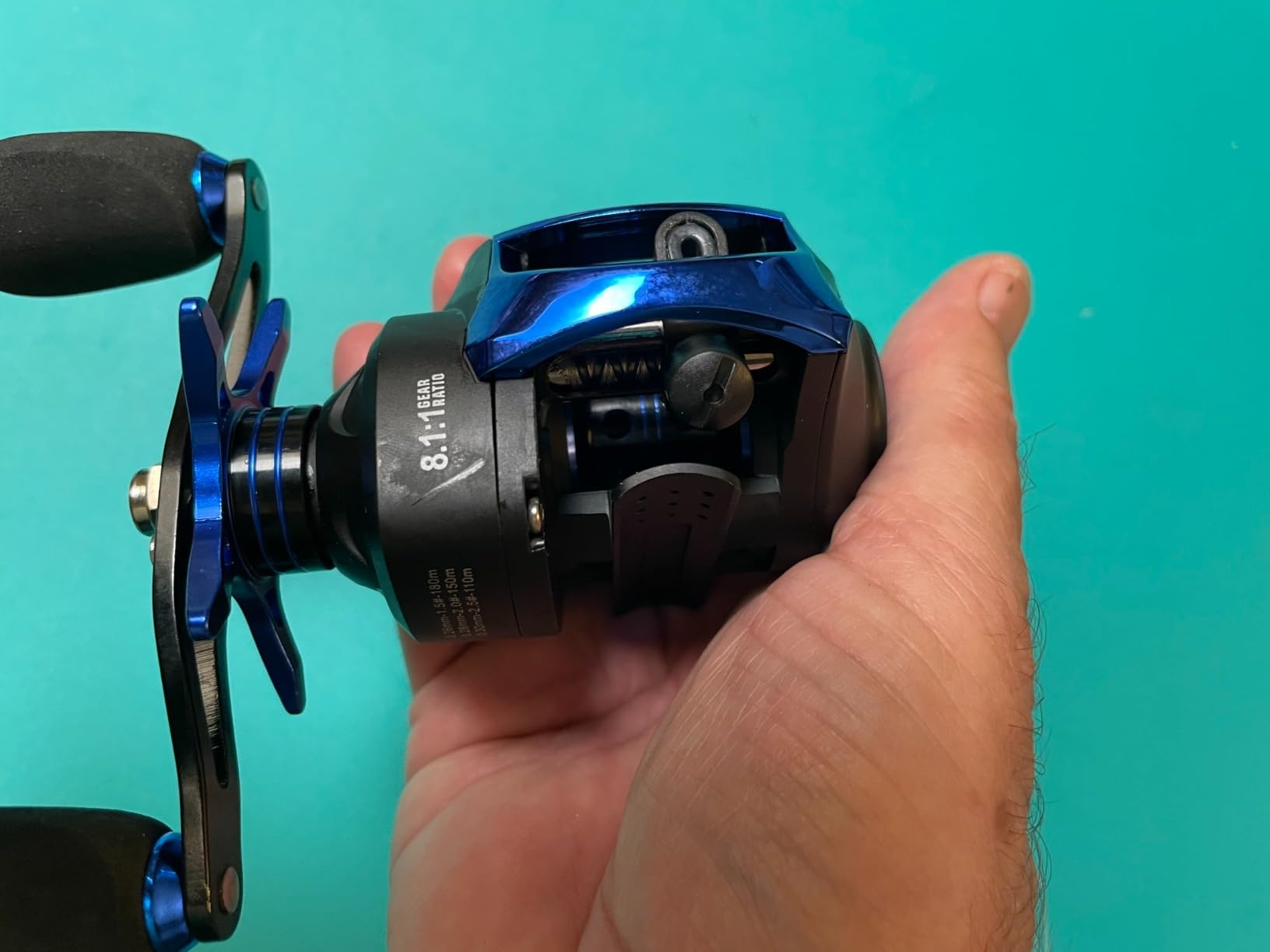 Sougayilang Baitcasting Fishing Reel with 9 + 1 Anti-Reverse Ball Bearings, 8.1:1 High-Speed Gear Ratio Casting Reel customer photo 2