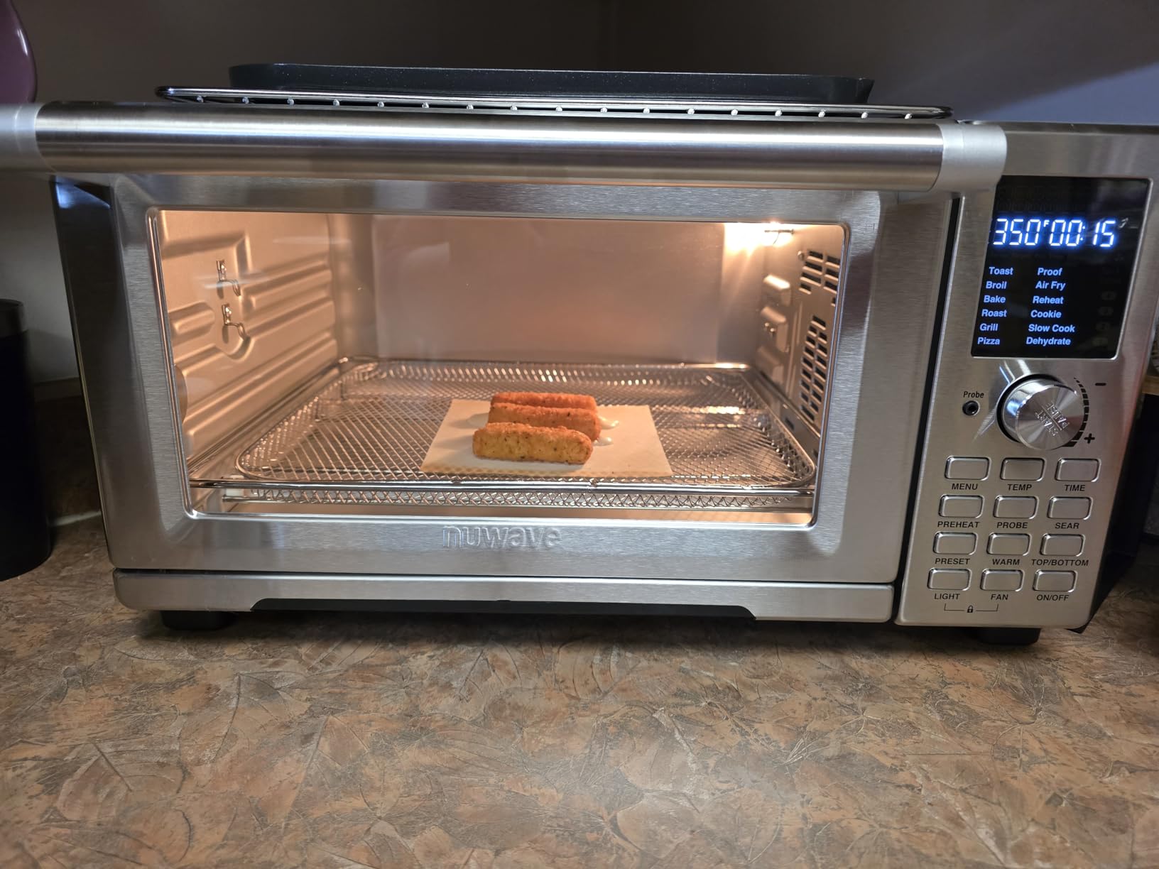 Nuwave Bravo Air Fryer Toaster Smart Oven, 10-in-1 Countertop Convection, 21-Qt Capacity customer photo 2
