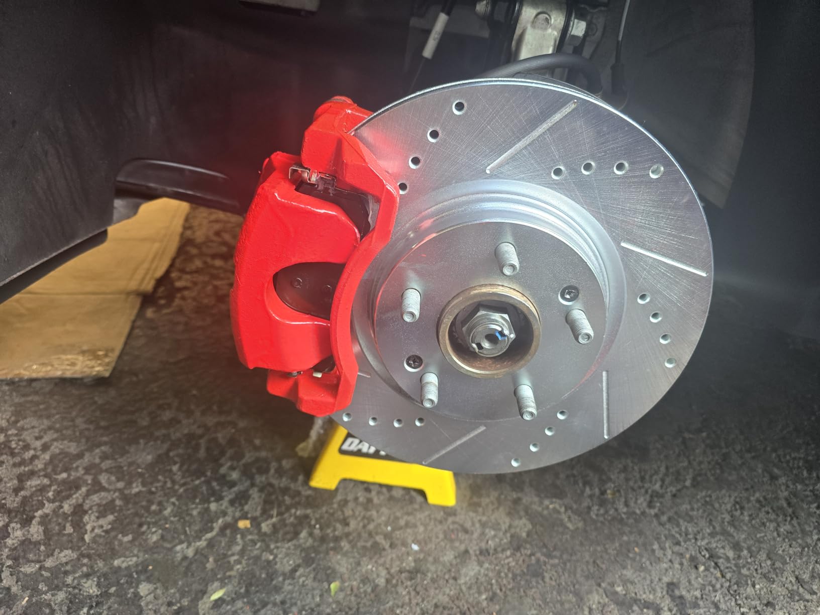 PowerStop Z23 Performance Brake Pad & Rotor Kit Front & Rear K8809 | Hyundai Sonata, Kia K5 Carbon Fiber Ceramic Brake Pads + Drilled & Slotted Rotors customer photo 2