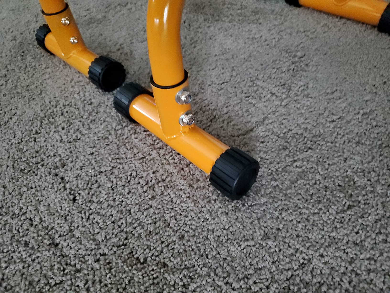 Teclor Push Up Bar, Parallettes Bars For L-sit & Dip, Heavy-Duty No Wobbling Parallel Bars Stand For Handstands, Full Planche, Calisthenics, 9.5in High Workout Stands customer photo 2