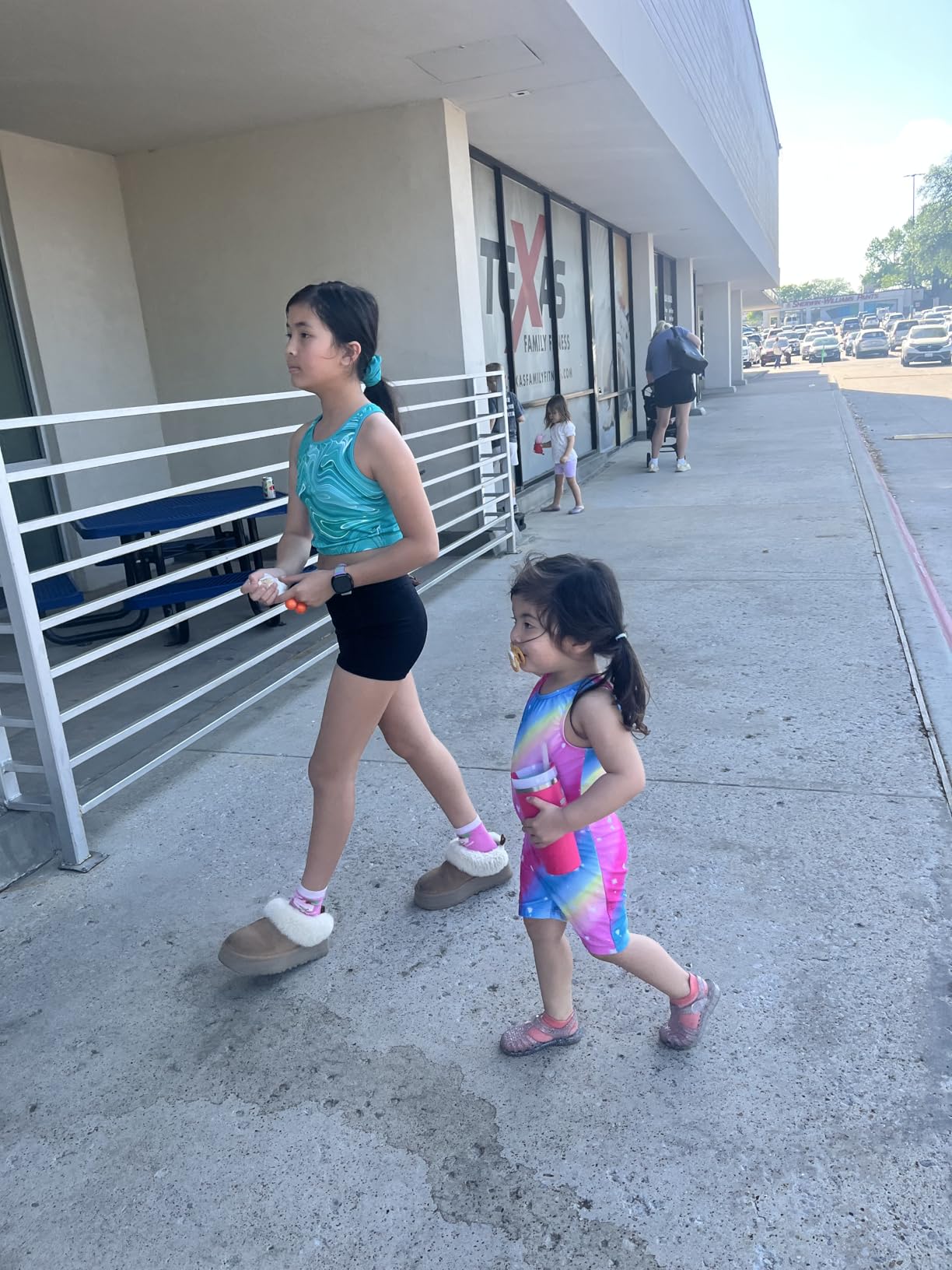 JESKIDS Leotards for Girls Gymnastics with Shorts Dance Biketards Tumbling Matching Hair Scrunchie 3~15 Years customer photo 2