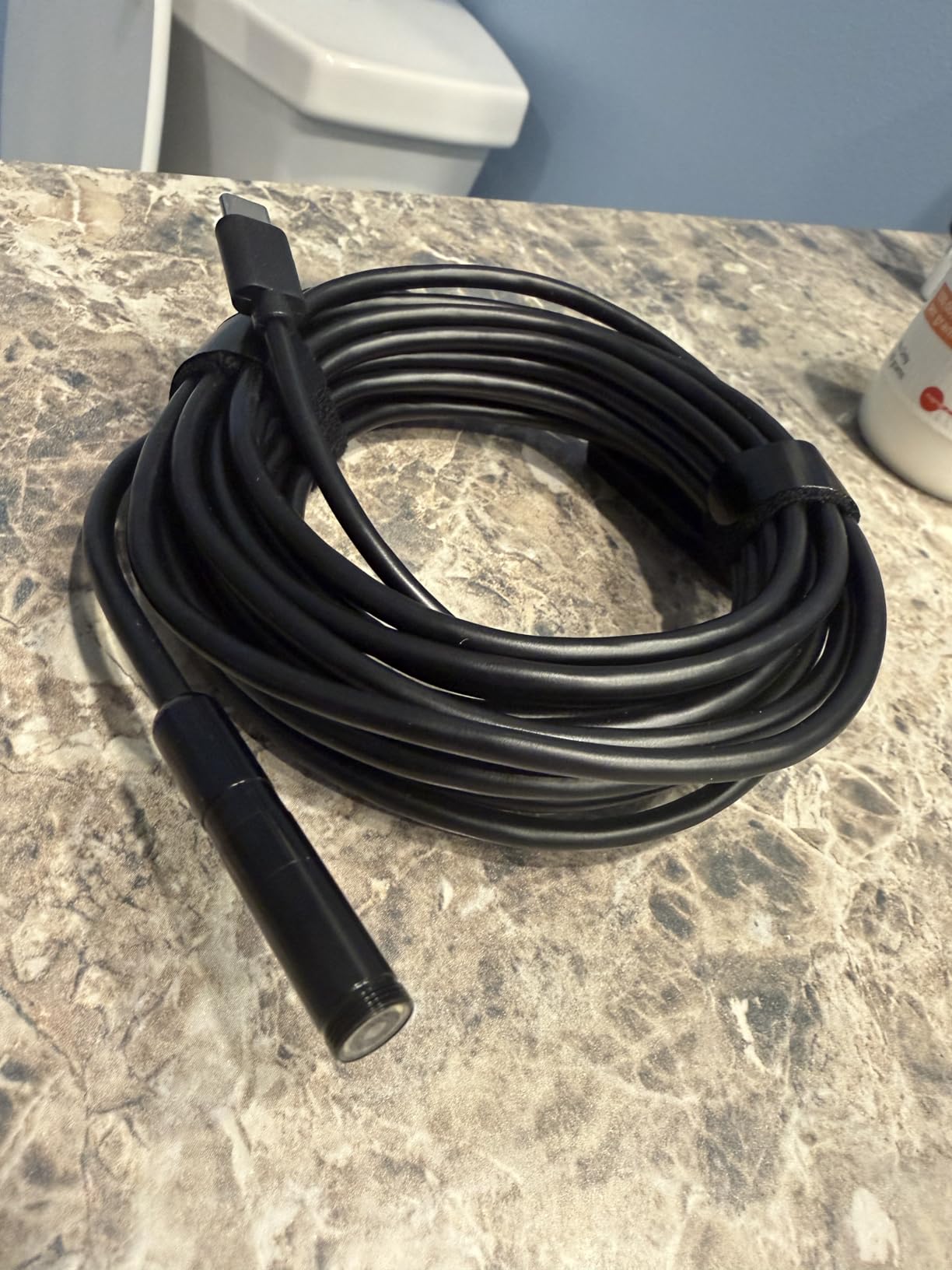 Endoscope Camera with Light,1920P HD Borescope Tools with 8 Adjustable LED Lights, Endoscope with Semi-Rigid Snake Camera, IP67 Waterproof Inspection Borescope for iOS and Android-16.4ft Dual-Lens customer photo 2