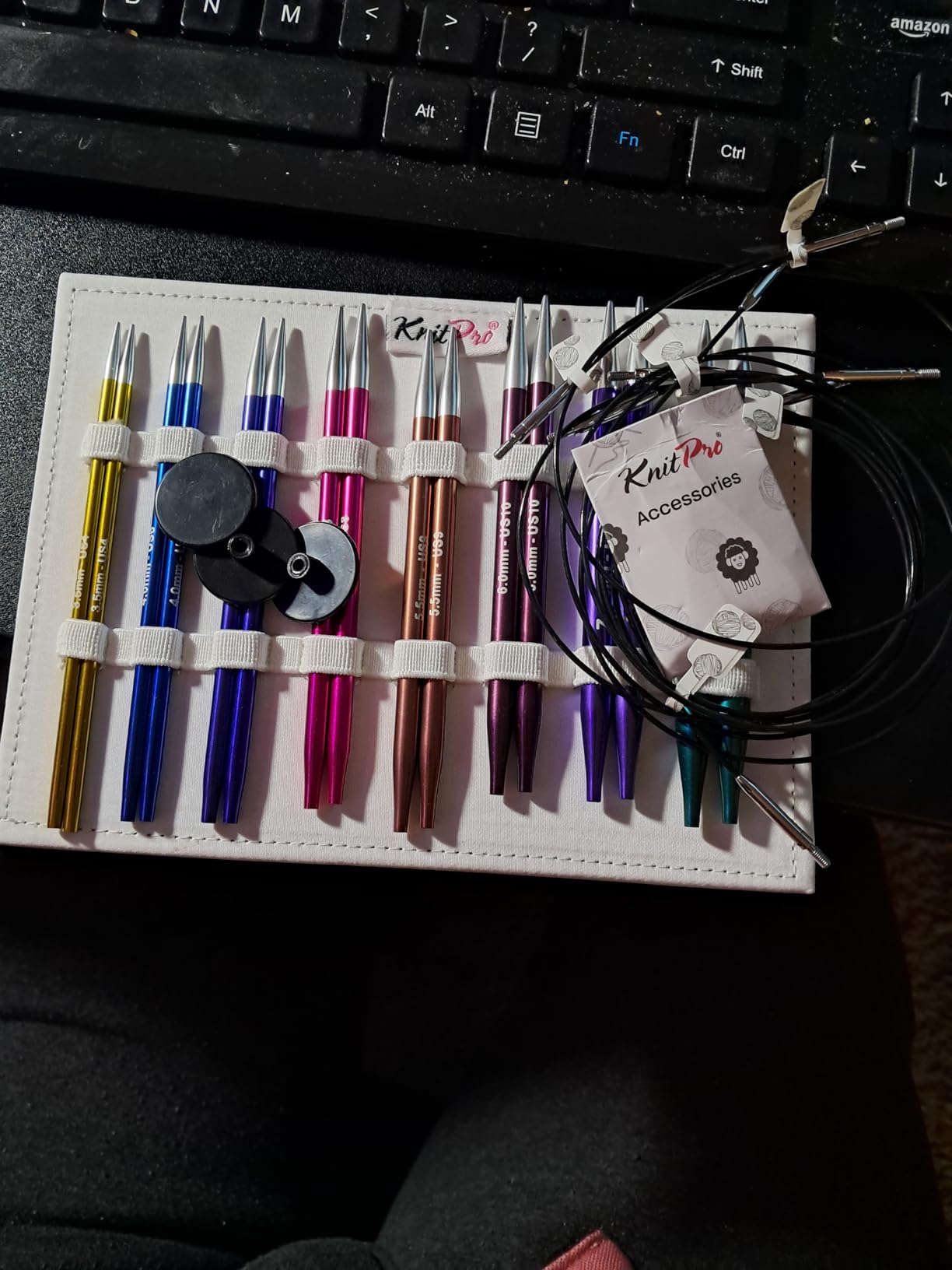KnitPro Zing Deluxe Interchangeable Needle Set 5-Inch (13cm) | 8 US Sizes (4 to 11) customer photo 1