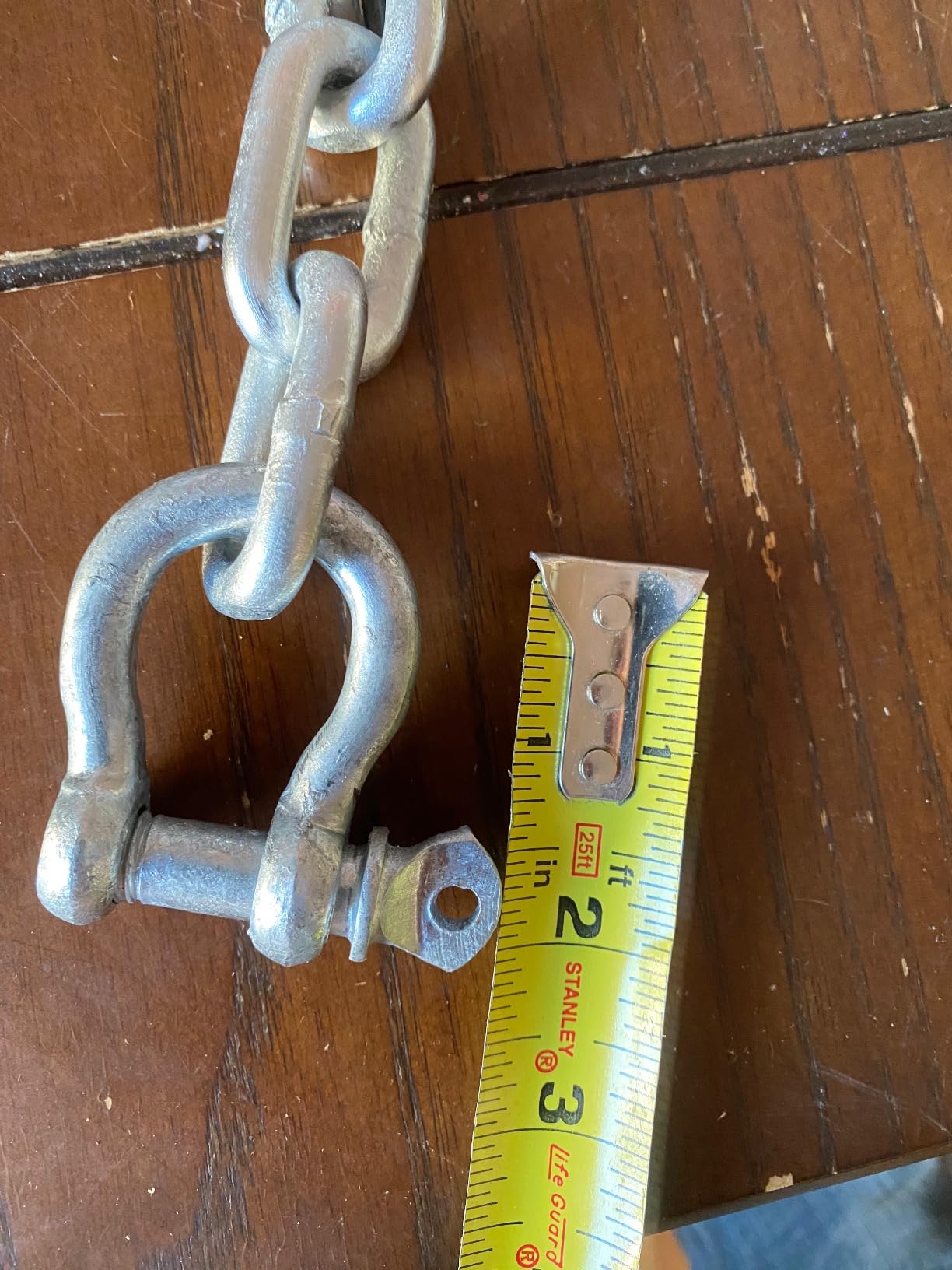Galvanized Anchor Chain, Marine Grade, 3/16
