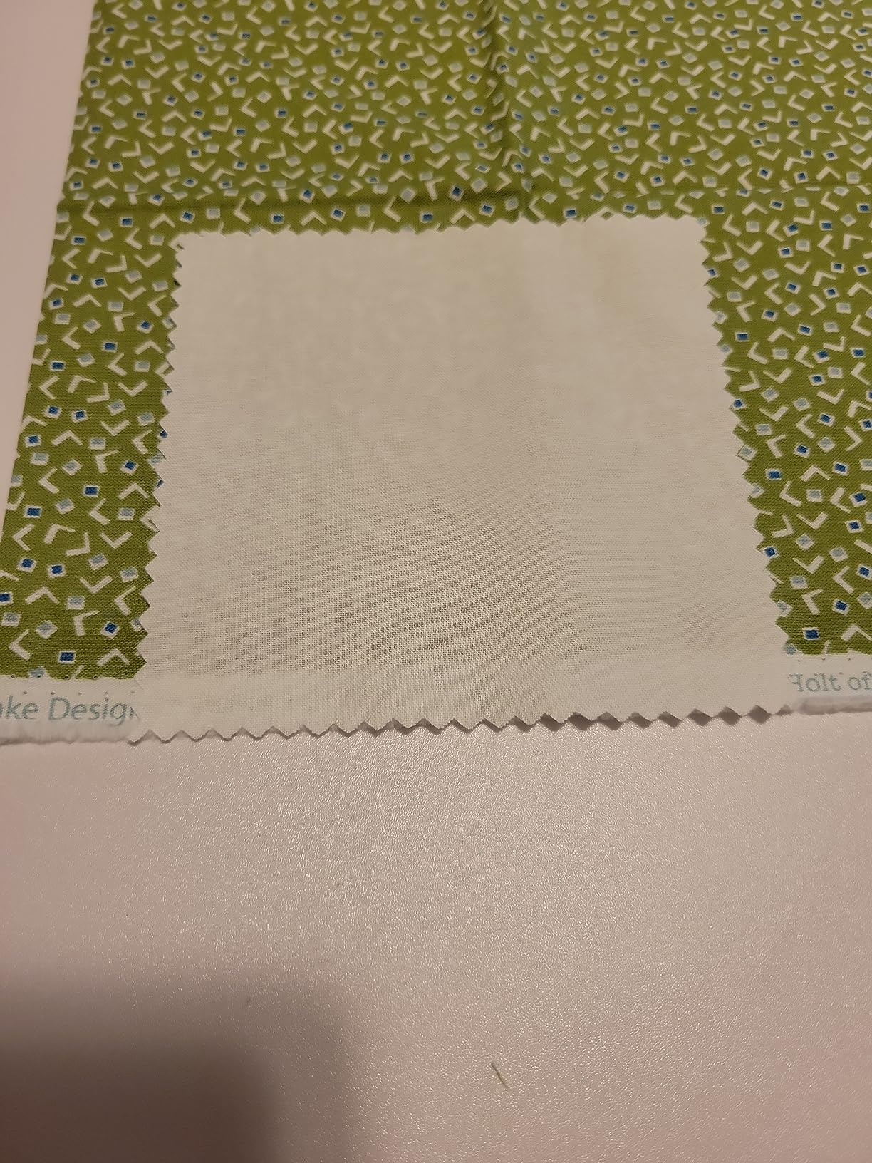 Threadsmith - 5 inch Charm Pack for Quilting - 42 Precut Cotton Fabric Squares (White) customer photo 1