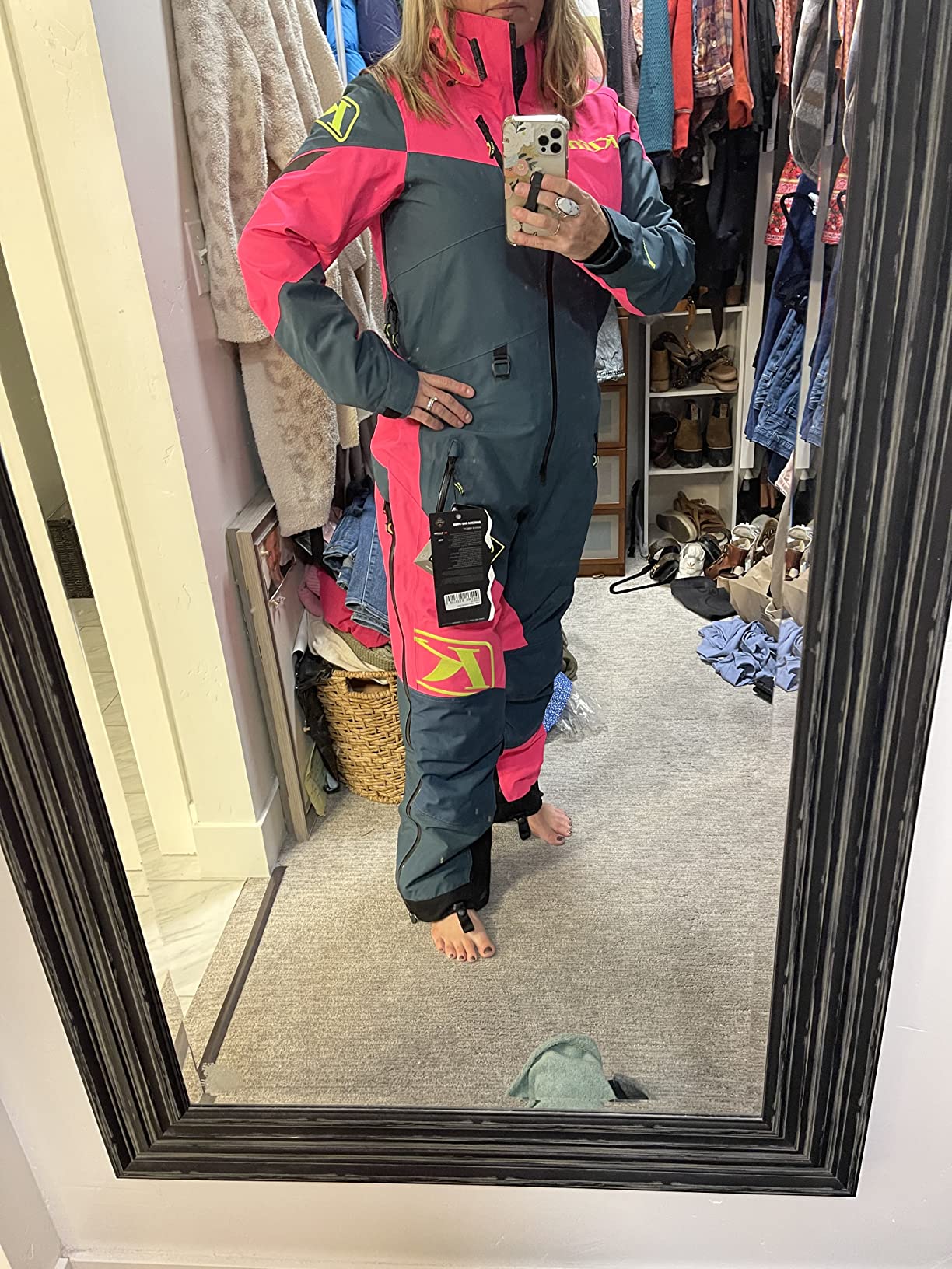 Women's Shredsa One-Piece Non-Insulated Gore-Tex Snowmobile Suit customer photo 2