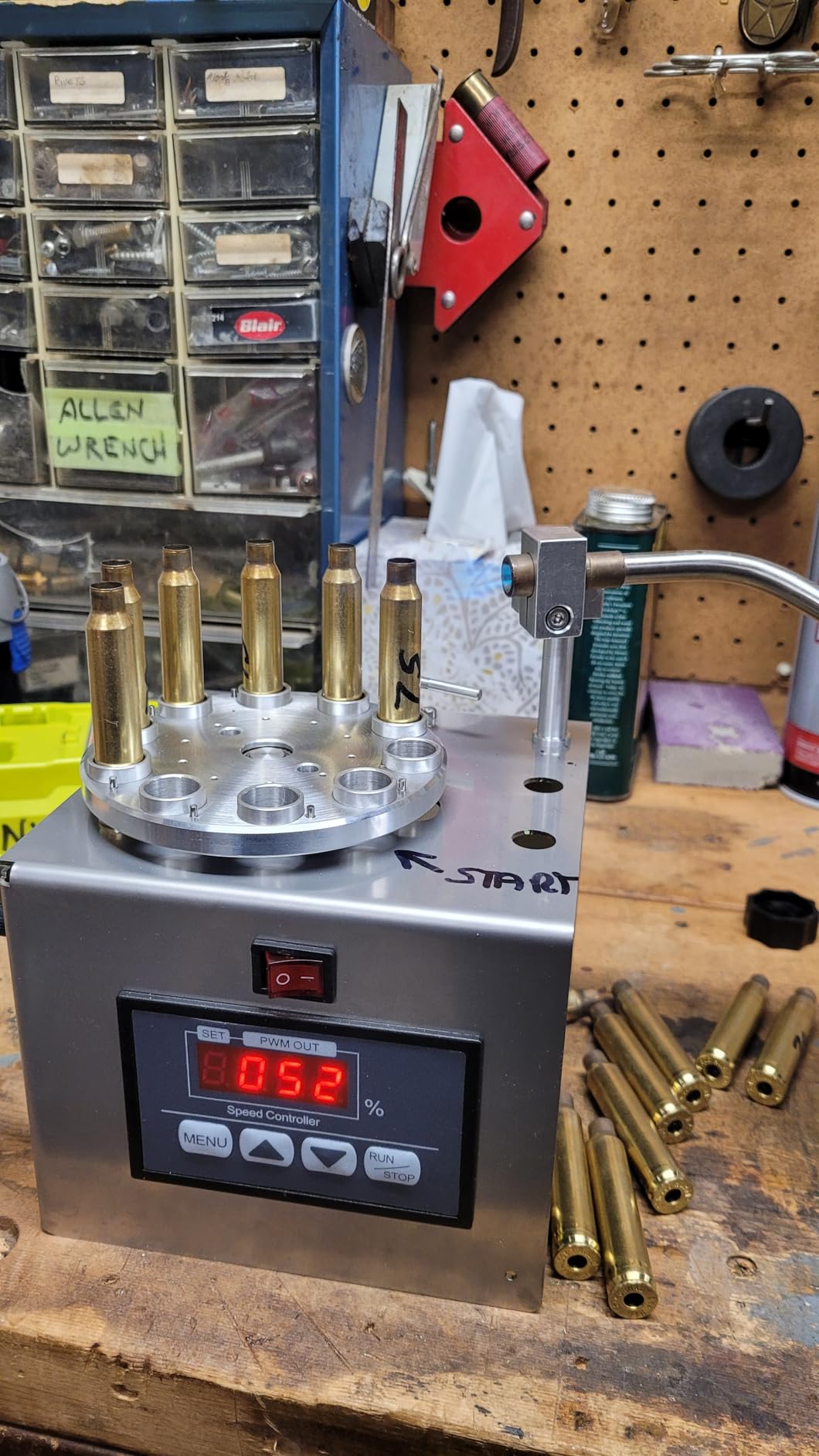 AGS Brass Case Annealer V3 - Double Torch Holder for Even Heating, Flame Annealing Machine with Adjustable Timer & Smooth Rotation customer photo 1