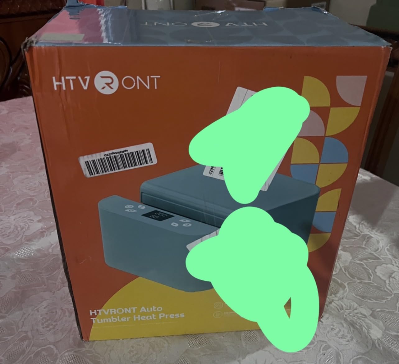 HTVRONT Auto Tumbler Heat Press Machine - Mug Heat Press Heat Up Fast & Even, Professional Tumbler Press High-Security for 2.9-3.2inch Sublimation Tumblers, Cups, Glasses and Mugs customer photo 1