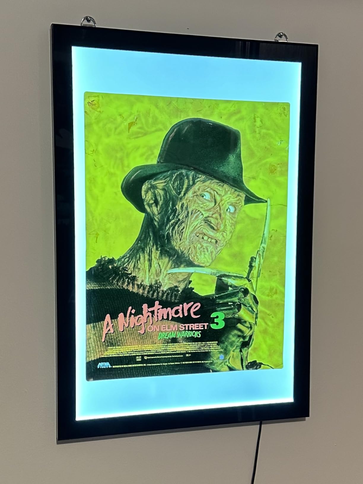 Led Movie Poster Frame with Dimmer 24x36 Inch Backlit Poster Frame for Acrylic Art Poster Painting Christmas Birthday Gift for Kids Wife Husband Movie Theater Room customer photo 1