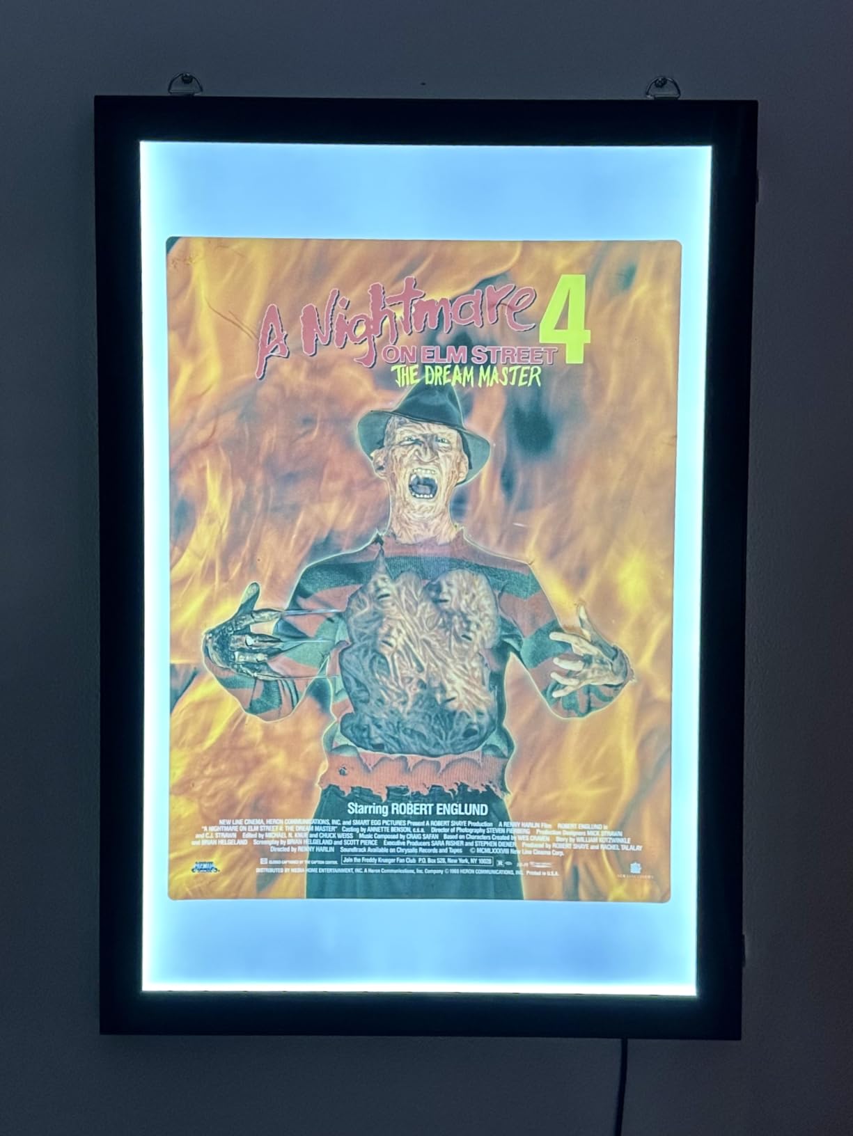 Led Movie Poster Frame with Dimmer 24x36 Inch Backlit Poster Frame for Acrylic Art Poster Painting Christmas Birthday Gift for Kids Wife Husband Movie Theater Room customer photo 2