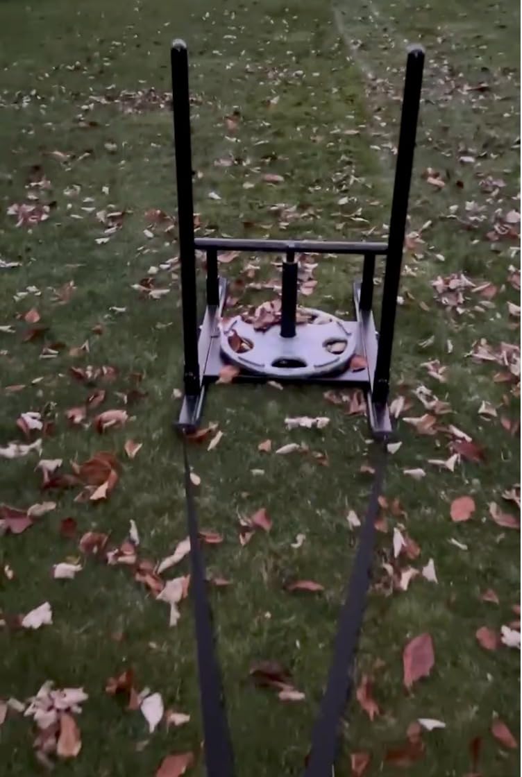 Kipika Weight Sled, Workout Sled, Fitness Strength Training Sled, Speed Training Sled for Athletic Exercise customer photo 2