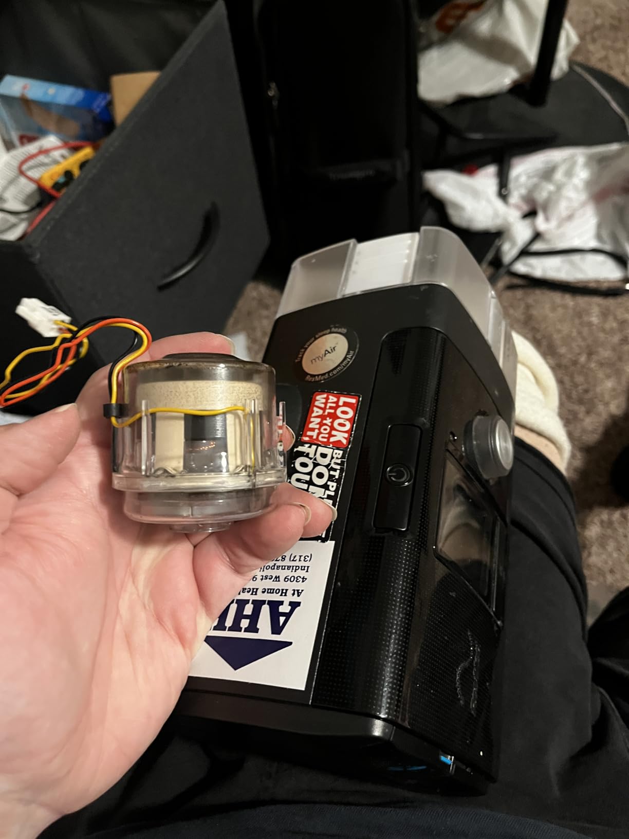 CPAP Machine Motor, Fit for ResMed AirSense 10 Supplies/ResMed S9/S10 Series | AirSense 10 BiPap & AutoSet/Airstart/AirCurve 10 CPAP Pump - Low Noise CPAP Pump Blower Motor customer photo 1