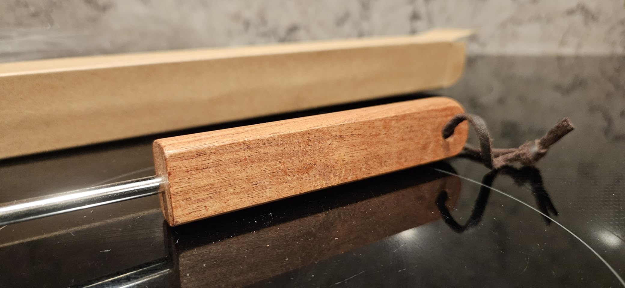 Lung Scraper of Chicken Processing Equipment, Easily Removes Poultry Lungs, Acacia Wood Handle, Chicken Butchering Equipment that Efficient Gutting Tool for Turkey, Chicken customer photo 1
