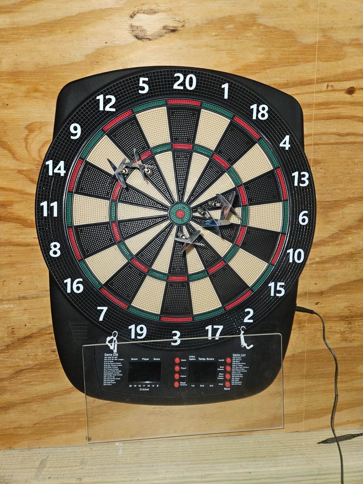 Electronic Dart Board, Soft Tip Dartboard Set 40 Games, 427 Variants Digital Electric Dart Boards with Colorful LED customer photo 2