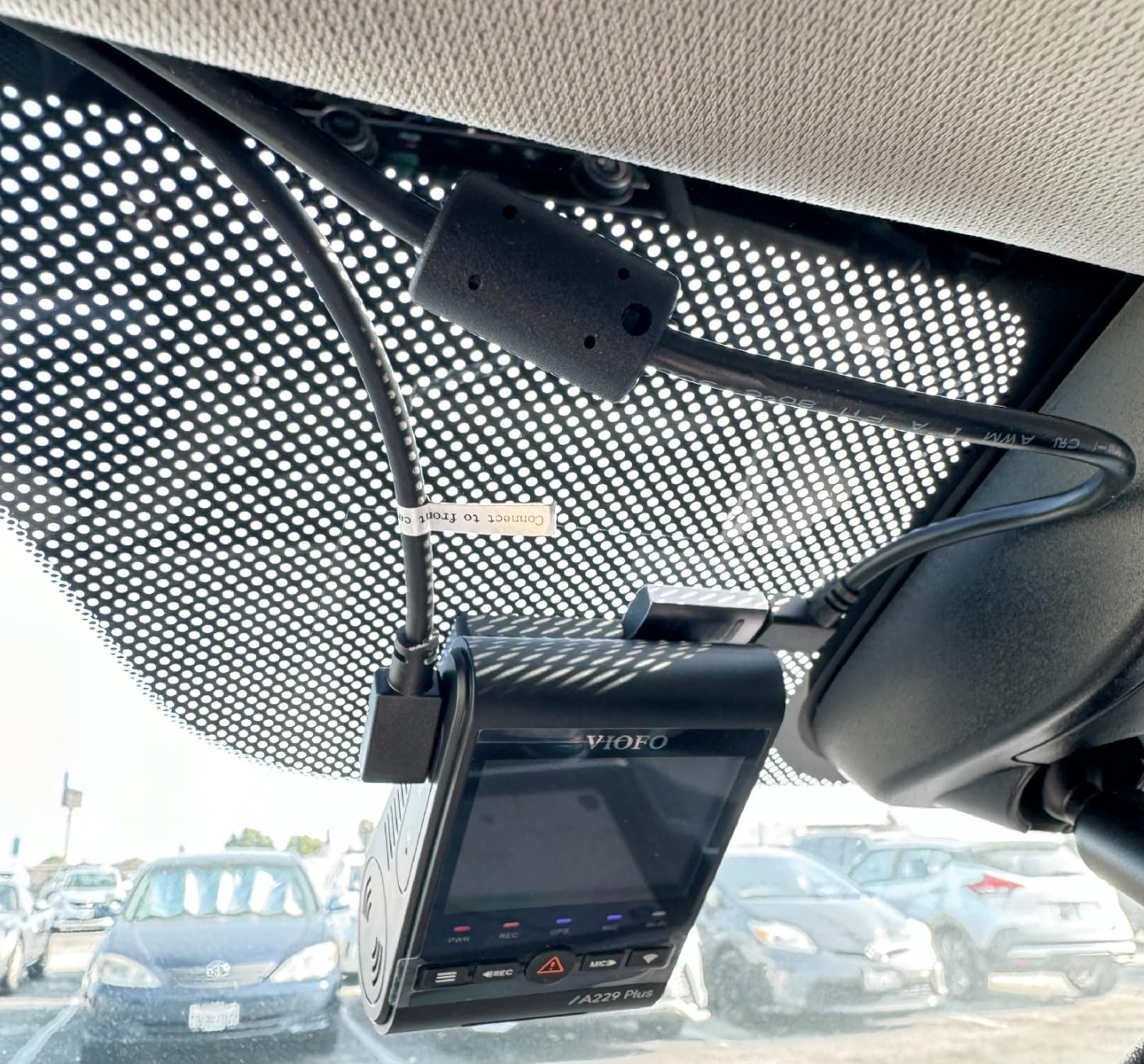 VIOFO A229 Plus Dash Cam Front and Rear, Dual STARVIS 2 Sensors, 2 Channel HDR, 1440P+1440P Voice Control Car Dash Camera, 5GHz Wi-Fi, Voice Control, Ultra-Precise GPS customer photo 1