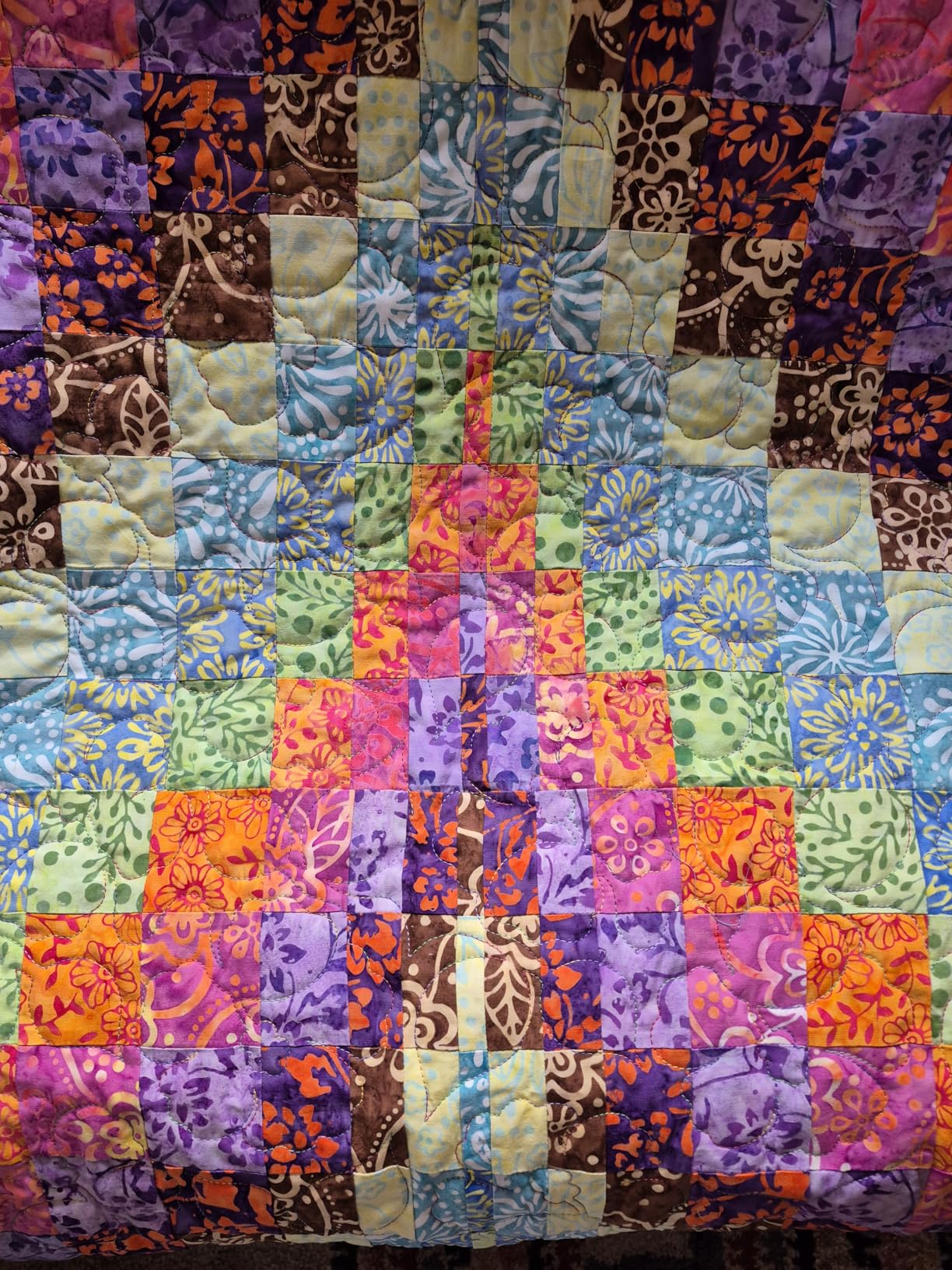 Stitch & Sparkle Indonesian Premium Batik Cotton Vibrant Dreams Jelly Roll 2.5''x 44'', 20 Pieces customer photo 1