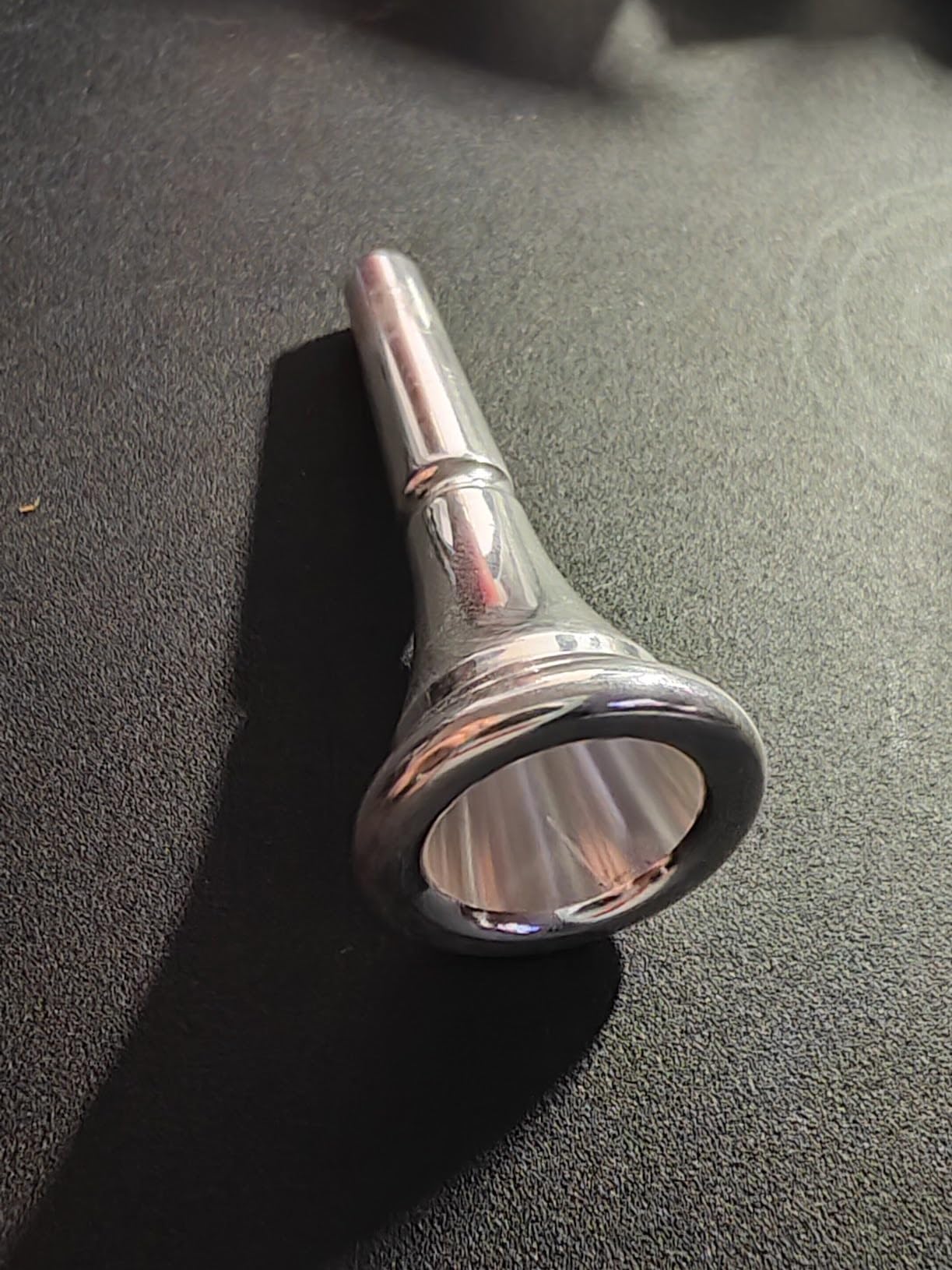1Pack French Horn Mouthpiece, Standard Size French Horn Replacement Accessory, Compatible with Most French Horns (Silver) customer photo 1