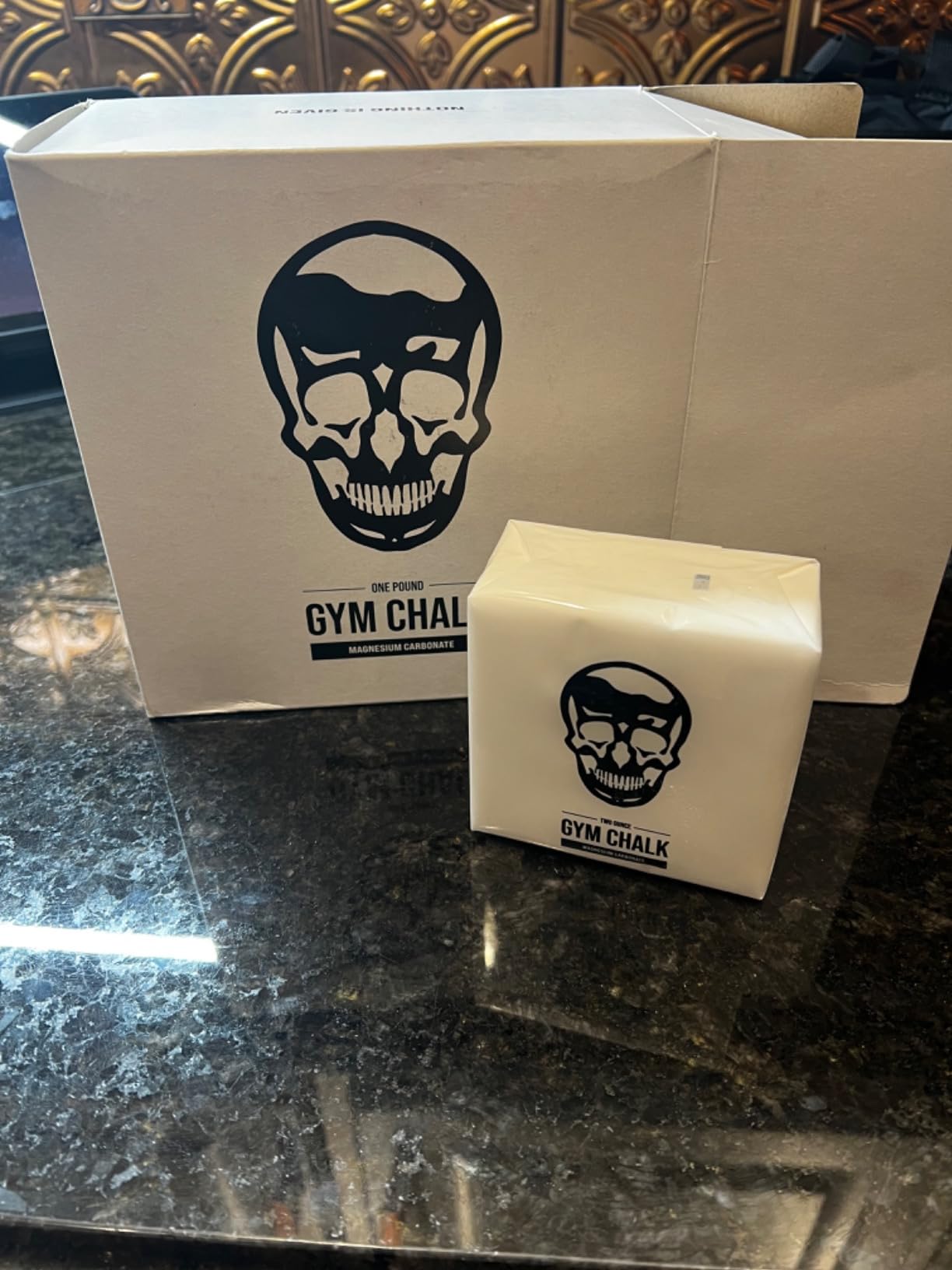 Gymreapers Gym Chalk, Athletic Powder Chalk for Maximum Grip Magnesium Carbonate Chalk for Powerlifting, Weightlifting, Rock Climbing, Gymnastics Chalk Block (8-2oz Chalk Blocks) customer photo 2