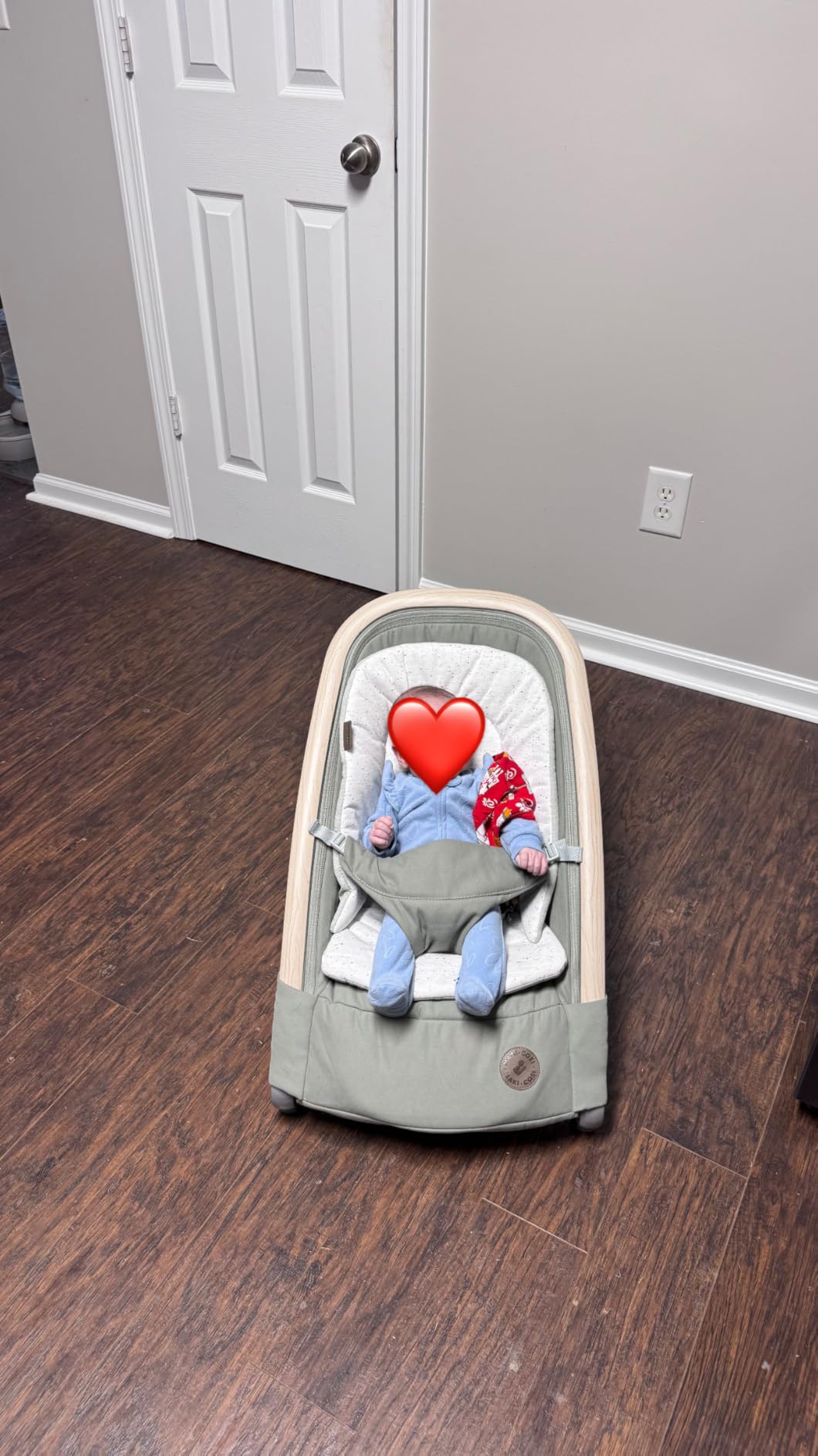 Maxi-Cosi Kori 2-in-1 Baby Bouncer Seat for Infants, Baby Rocker Chair, Portable Baby Bouncer, Classic Oat customer photo 1