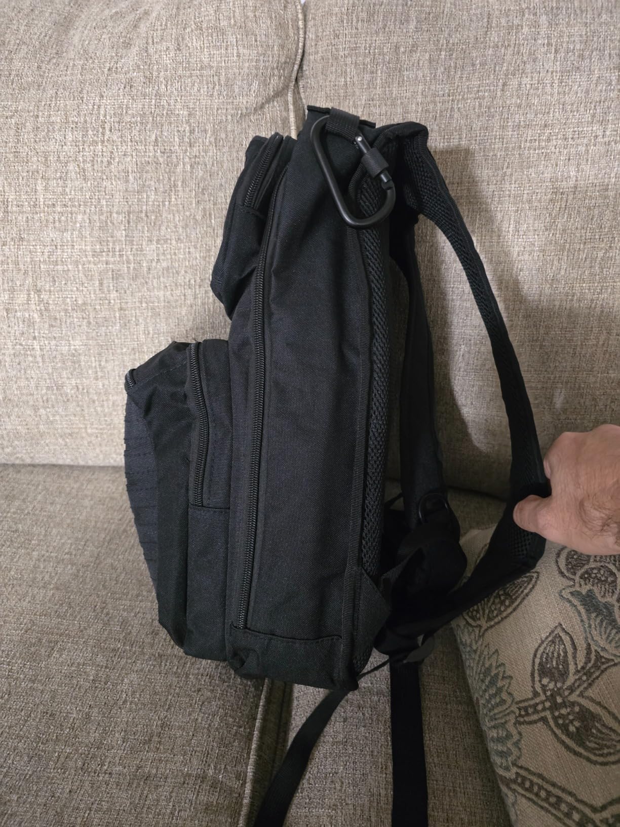 Professor Pickleball CourtCommander Pickleball Backpack - Lightweight & Efficient Pickleball Bag - Holds 4 Paddles, 6 Balls, & Cup Holder - Tactical Style customer photo 2