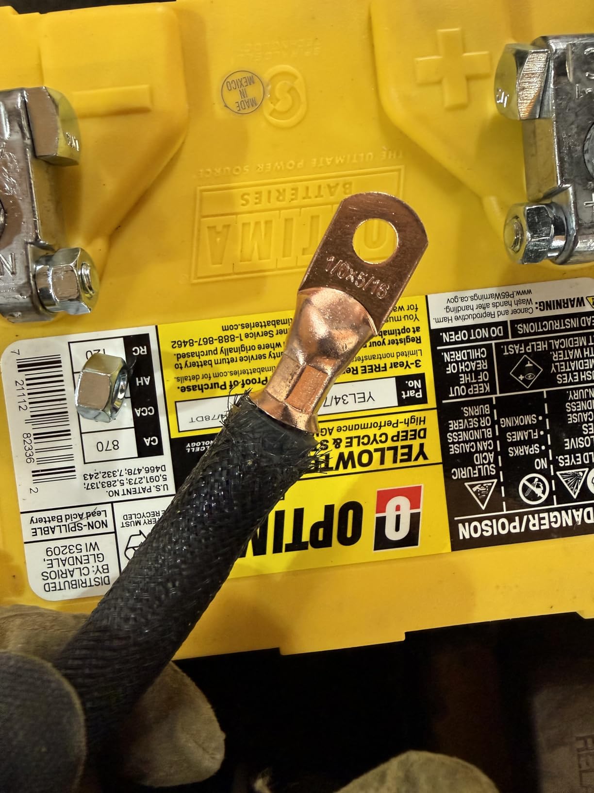 Brileine 10 Tons Hydraulic Crimping Tool with 9 Dies - Battery Cable Crimper Tool for 12 to 2/0 AWG customer photo 1