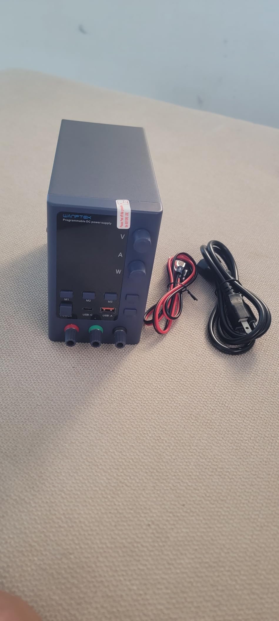 DC Power Supply Variable 0-32V 0-10A, Bench Power Supply Adjustable with Memory Storage, USB-A&Type-C Fast Charge, OCP&Output Function and 4-Digit LED Display customer photo 1