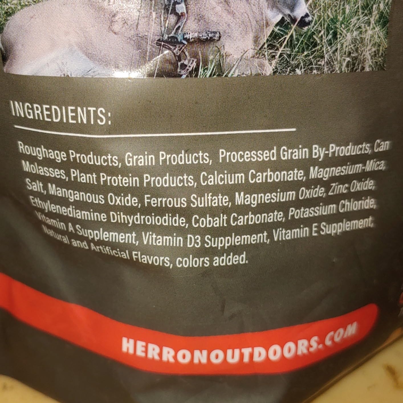 Herron Outdoors 4-4-2 Perssimon Protein Deer Feed, Deer Attractant with Whole Corn and Perssimon Protein Pellet, Nutritional Feed Enhancer for All Hunters All Seasons - 5lbs customer photo 2