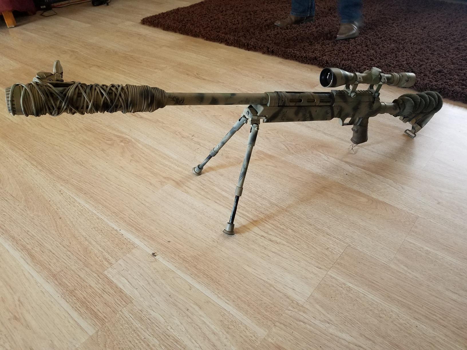 Aluminum M62 Airsoft Sniper Rifle with Metal Magnified Scope - Bolt Action Spring-Powered Airsoft Gun for Extreme Power & Accurate Long-Range Sniping customer photo 1