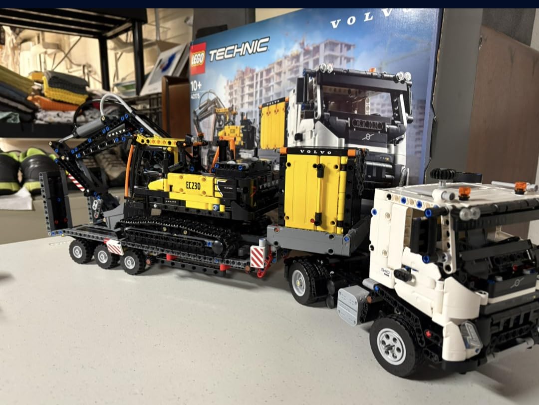 LEGO Technic Volvo FMX Truck & EC230 Electric Excavator Building Toy, Volvo Truck Toy with 2 Model Vehicles, Great Gift for Boys and Girls Ages 10 and Up Who Love Heavy Duty Construction Models, 42175 customer photo 1