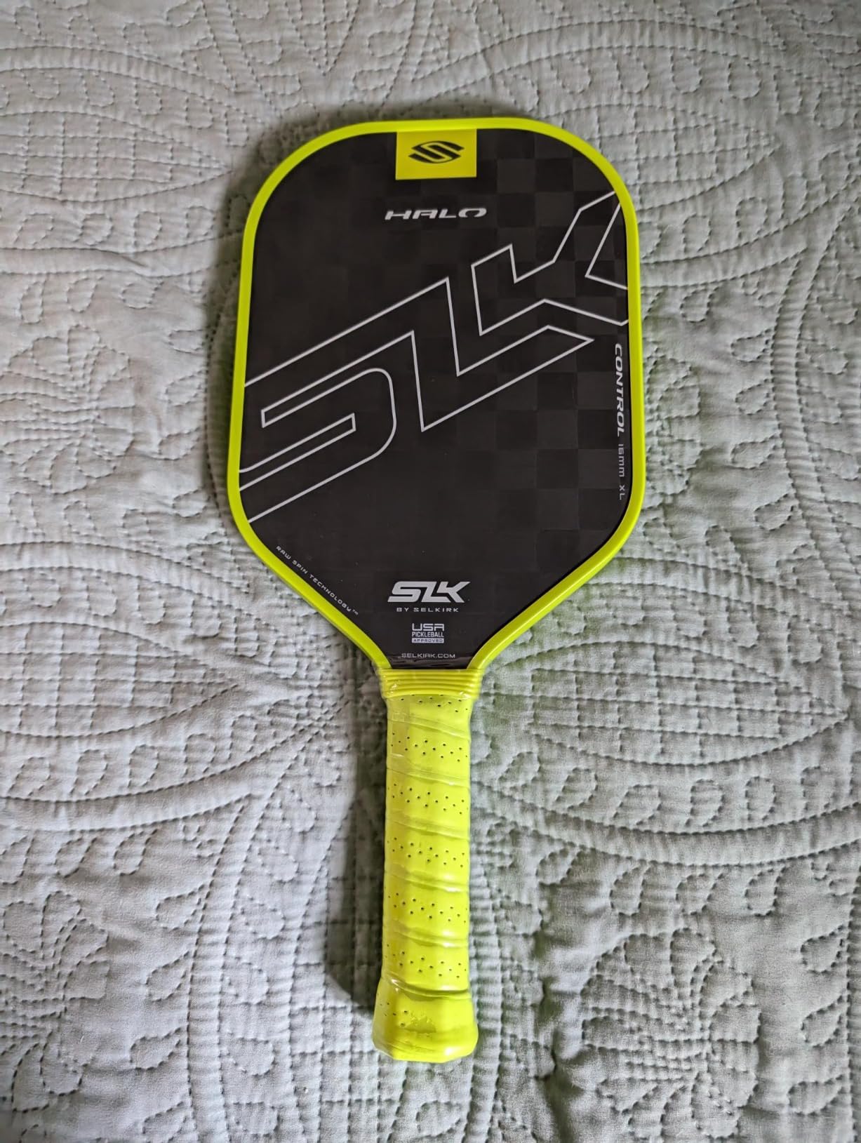 Selkirk Sport SLK Halo Raw Carbon Fiber Pickleball Paddle | Designed in The USA | T700 Raw Carbon Fiber Power customer photo 1