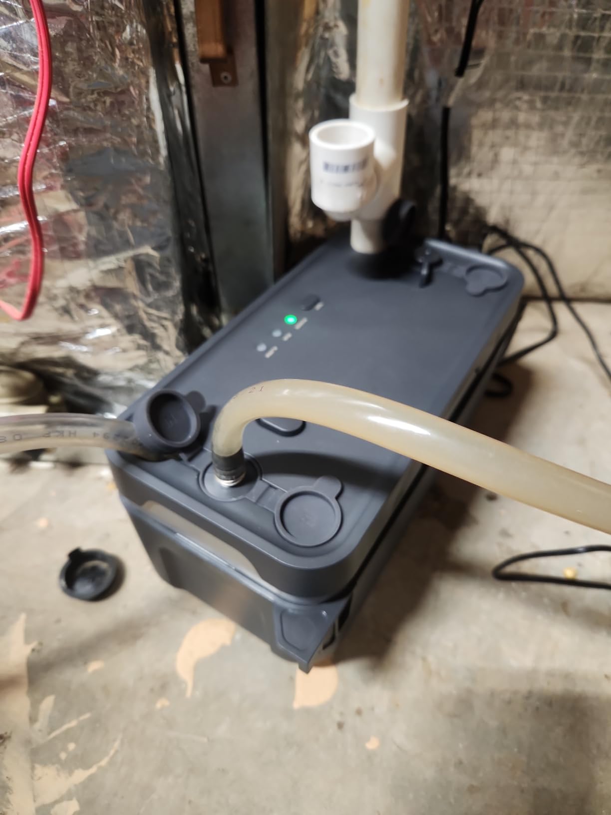 Cleartide Condensate HVAC Pump, Ultra-Quiet 25dB, 1/30 HP 135 GPH, Automatic Condensate Removal Pump with Safety Switch for Air Conditioner/Furnace/Dehumidifier/Ice Machine, 100-240V, 27ft Head Height customer photo 2