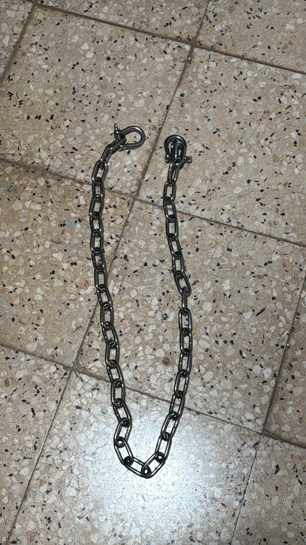 itayak Boat Anchor Chain, 316 Stainless Steel Marine Grade Anchor Lead Chain with Dual 5/16 Inch Lock Ring Shackles for Boats, Works with Different Anchors customer photo 1