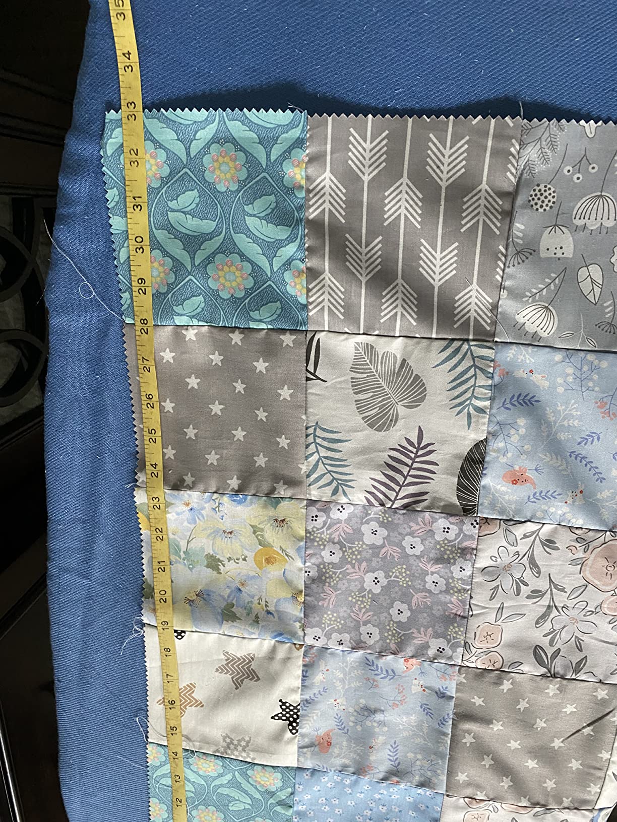 Charm Packs for Quilting 5 inch, Precut Fabric Squares 5''x5'' Quilting Cotton Fabric Clearance, 42 Charm Squares for Quilts, Sewing and Other DIY Project customer photo 2