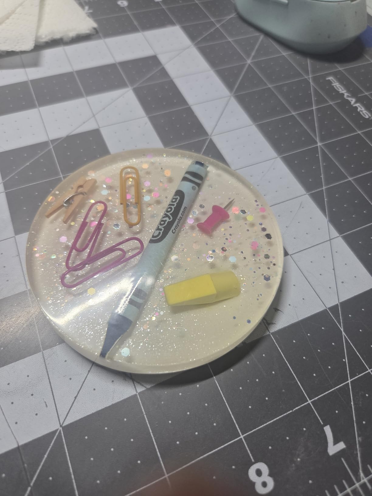 LET'S RESIN Extra Deep Resin Coaster Molds Silicone, 4 Inches Large 6 Cavity Silicone Molds for Resin, Round Epoxy Coaster Molds for Cups Mats, DIY Craft customer photo 2