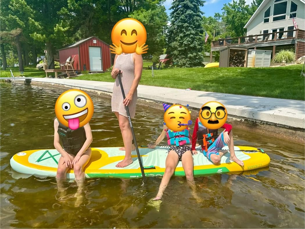 11'x35 Extra Wide Inflatable Paddle Board, 430lb Capacity Stable Paddleboard for Yoga customer photo 1