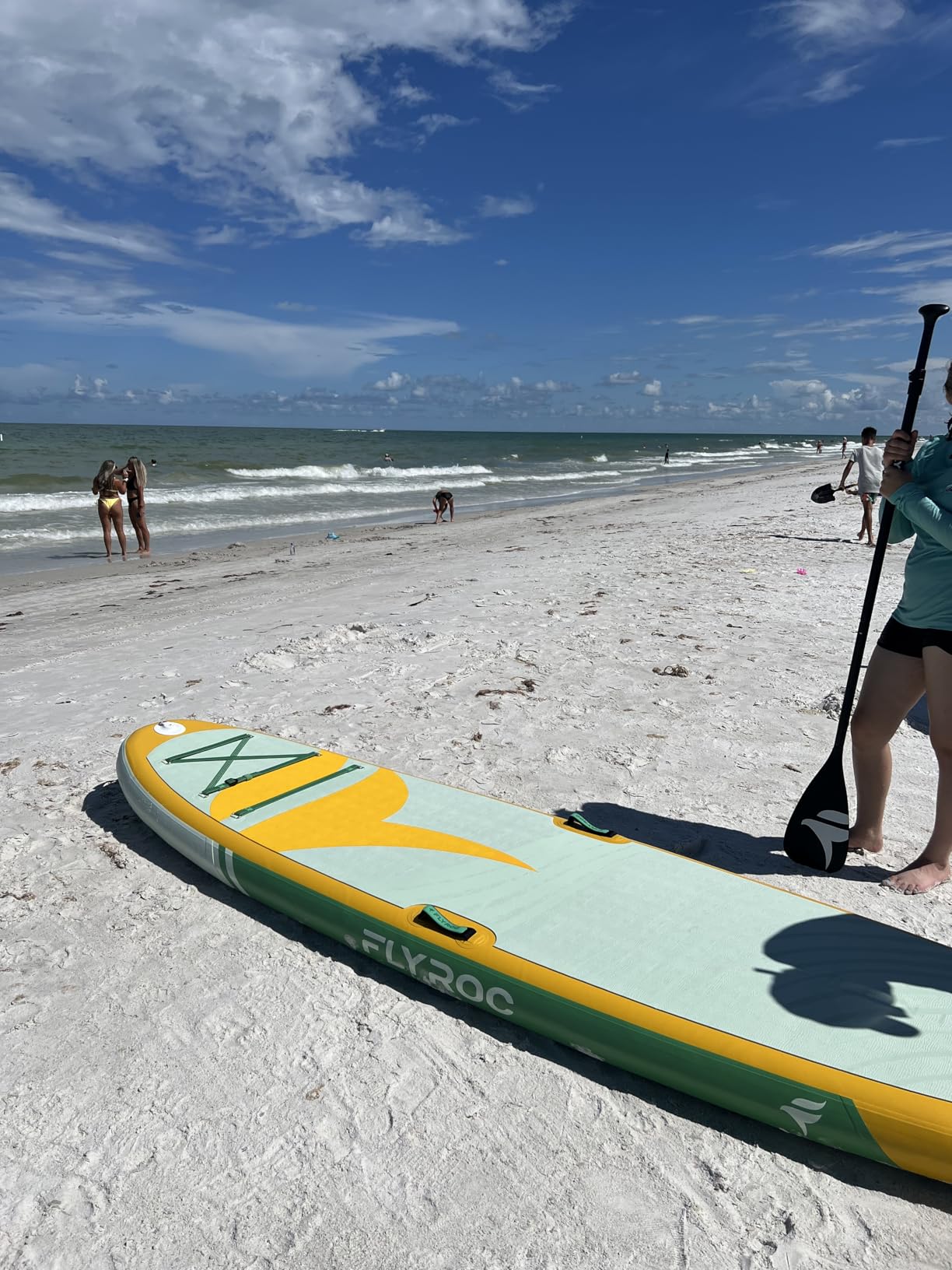 11'x35 Extra Wide Inflatable Paddle Board, 430lb Capacity Stable Paddleboard for Yoga customer photo 2