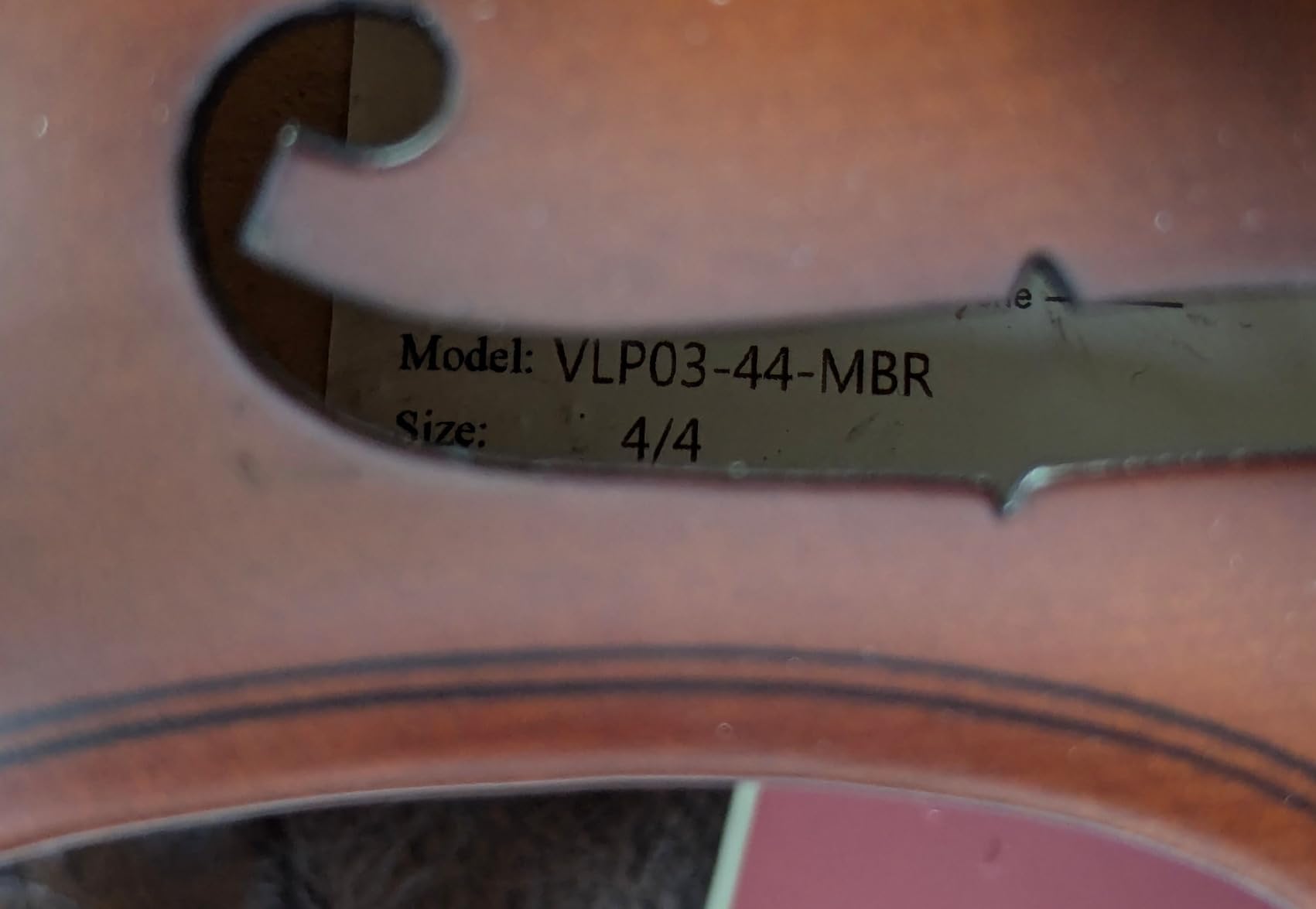ADM 1/2 Size Wood Violin Set for Kids Teens Students Adults Beginner Acoustic Violin Matte Fiddle Starter Kit with Hard Case, Rosin, Shoulder Rest, Bow, Clip-on Tuner and Fingerboard Sticker customer photo 1