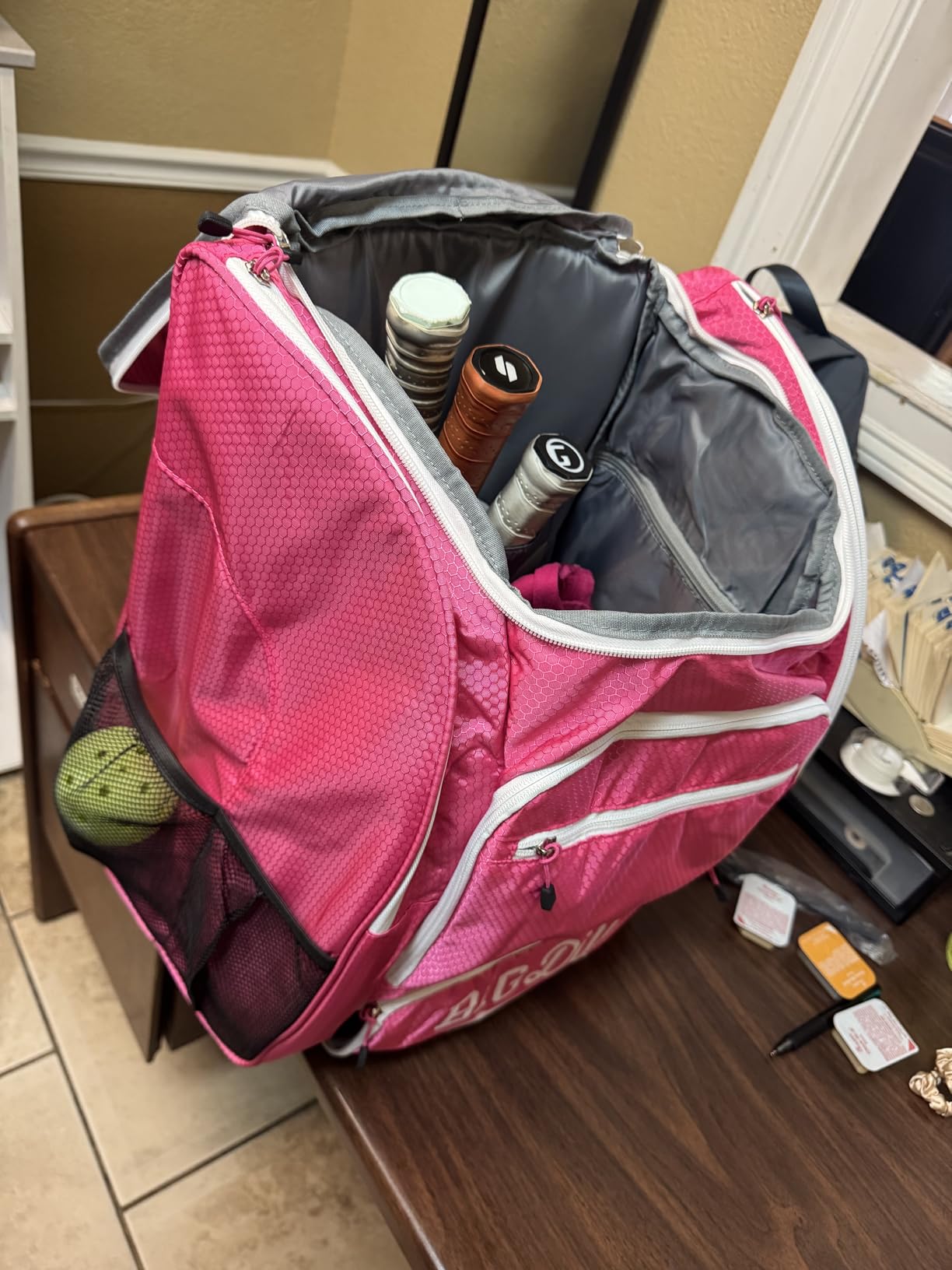 Big Dill Pickleball Backpack | Large Pickleball Bag with Shoe Compartment for 8+ Paddles & Accessories, Insulated Pocket customer photo 1